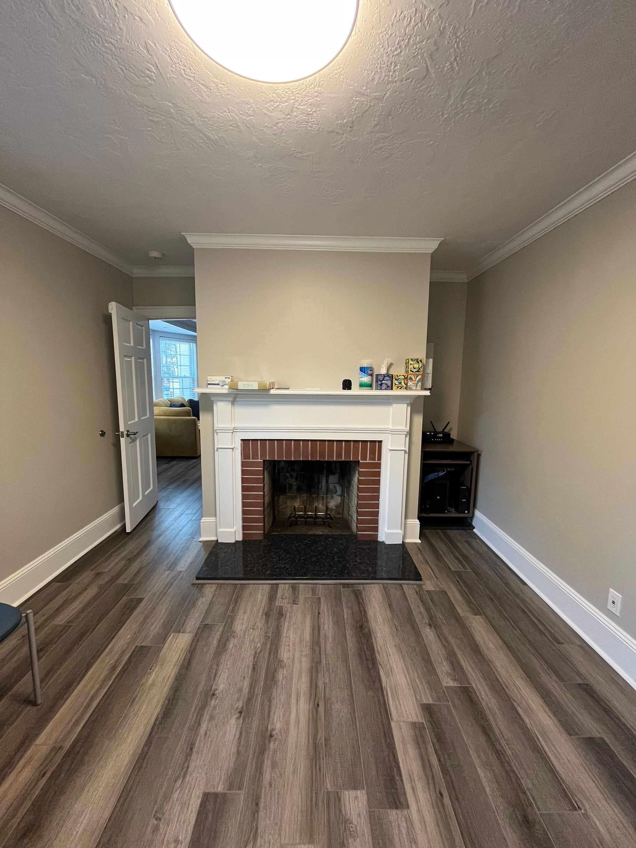 Gas Fireplace Insert in Portsmouth by Premier Chimney and Roofing