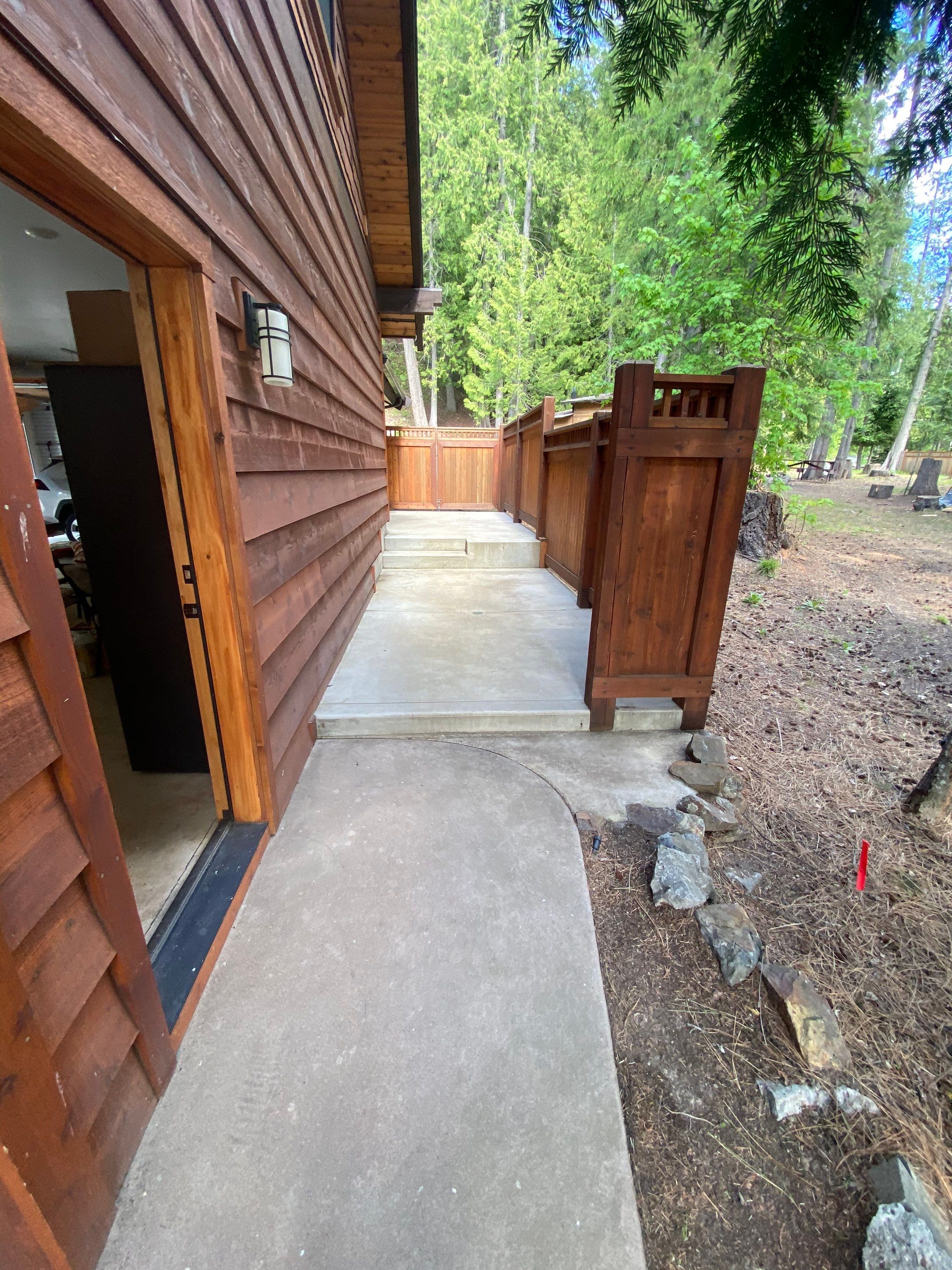 Patio and Walkway using Pecan and the Penntek Evolution Flooring System by Croc Coatings, LLC
