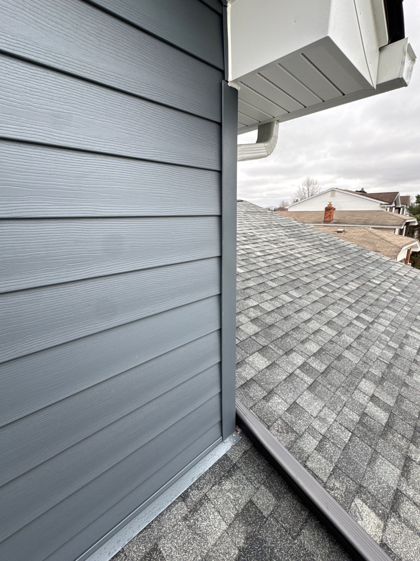 Siding Replacement using Alside Midnight Blue by 180 Contractors