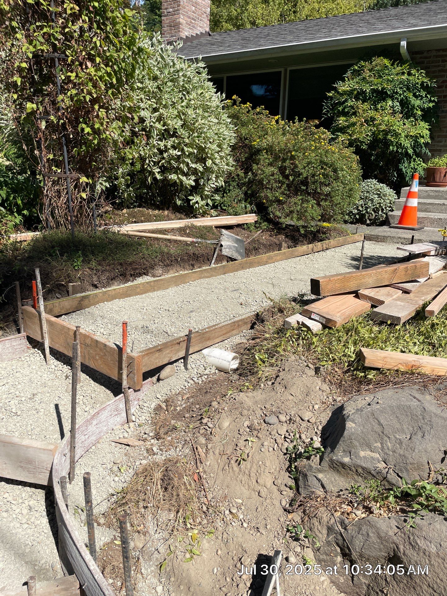 Front Driveway & Stairs Concrete Renovation | Kenmore  by Jireh Asphalt & Concrete Inc 