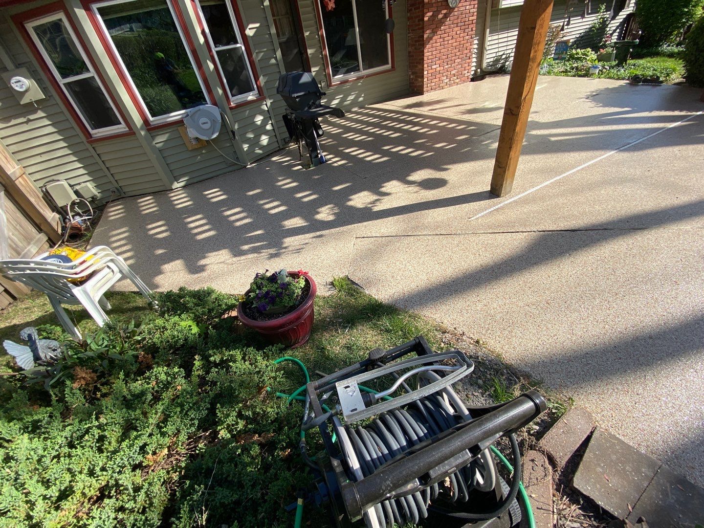 Pool Deck using Pecan by Select Painting, Coatings & Garage Cabinets