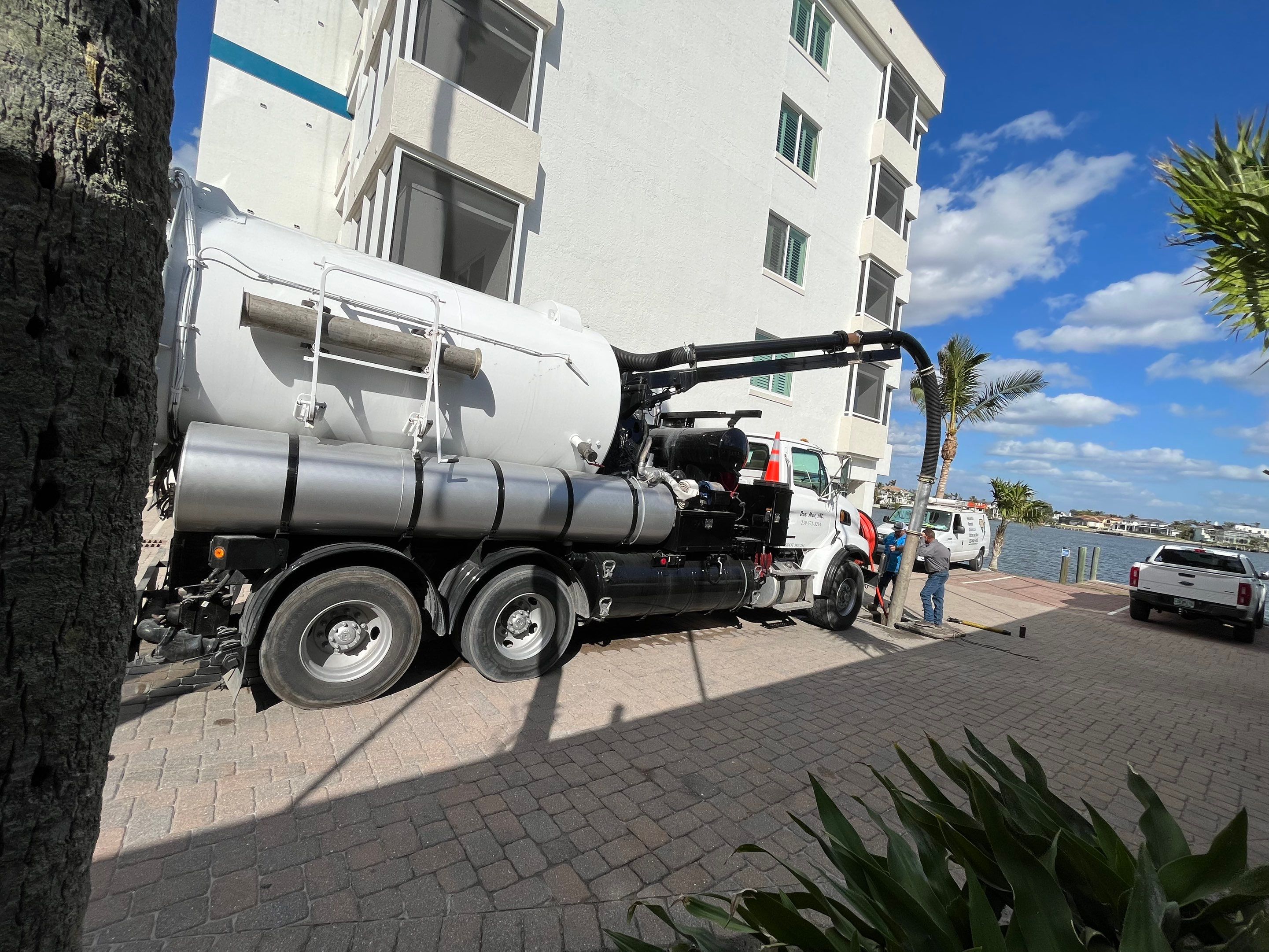 Condo Storm Water System Cleaning and Maintenance After Hurricane Ian by APS Power & Water