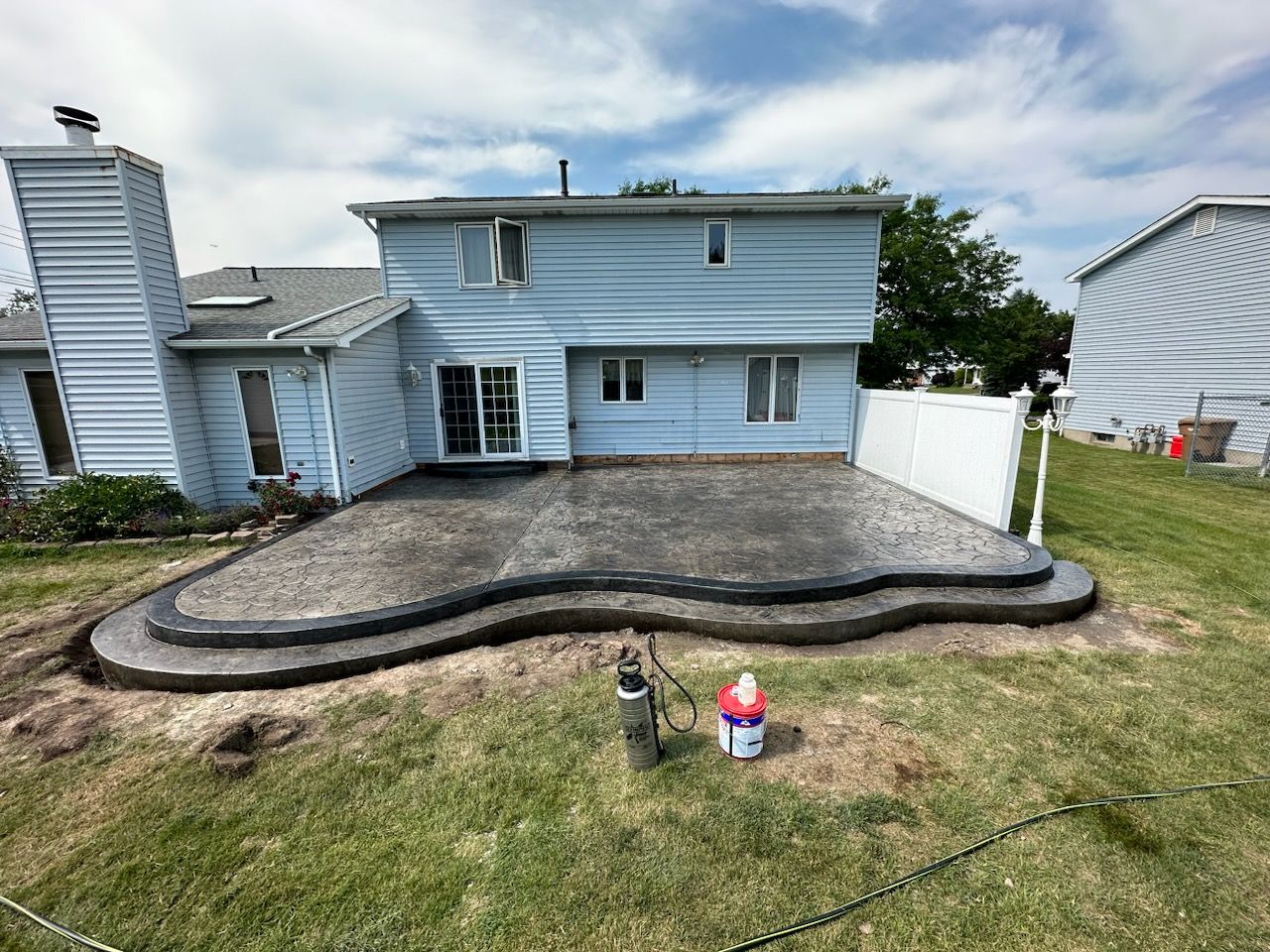 Stamped Concrete by Ivy Lea Construction