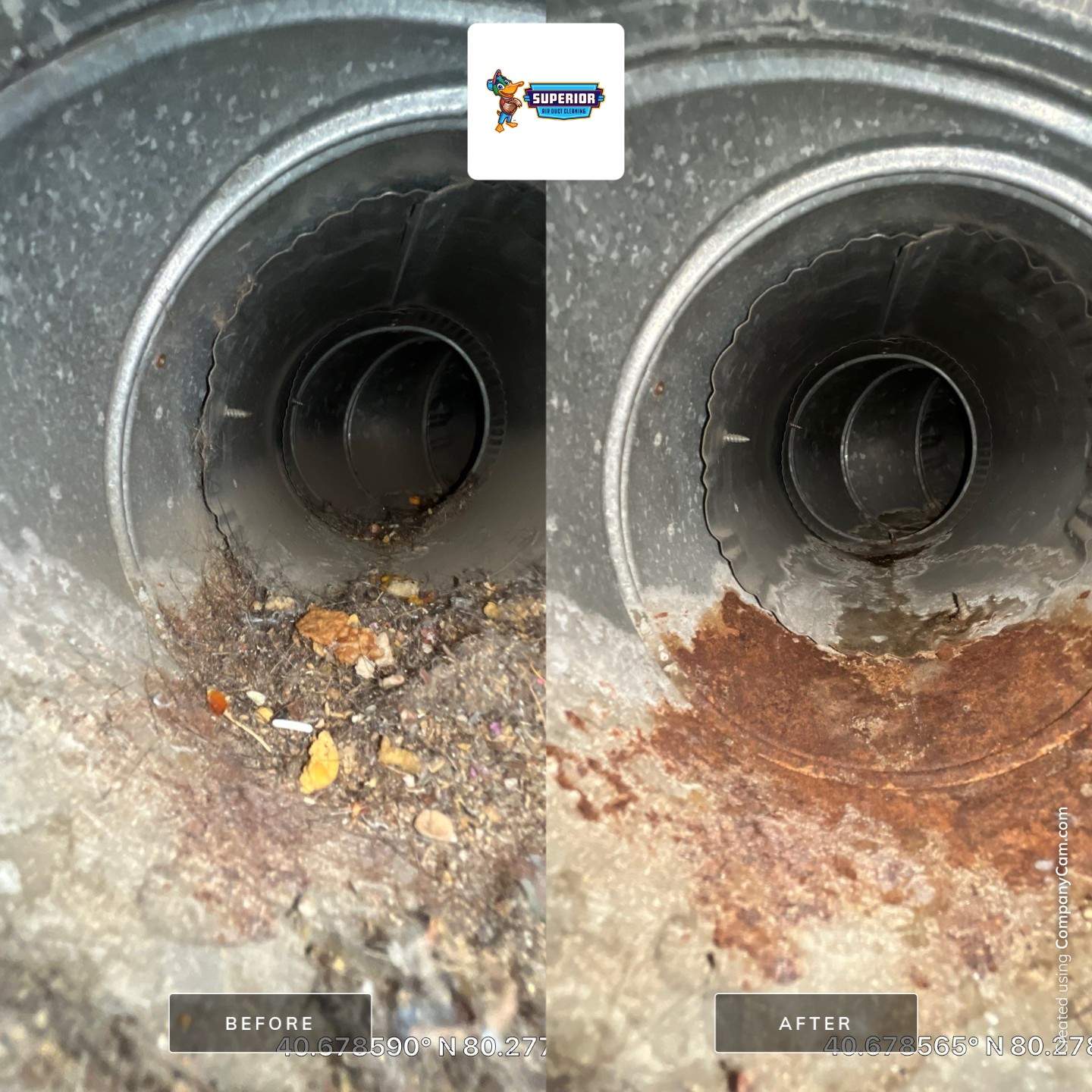 Air Duct Cleaning With a Vacuum Truck in Monaca, PA by Superior Air Duct Cleaning