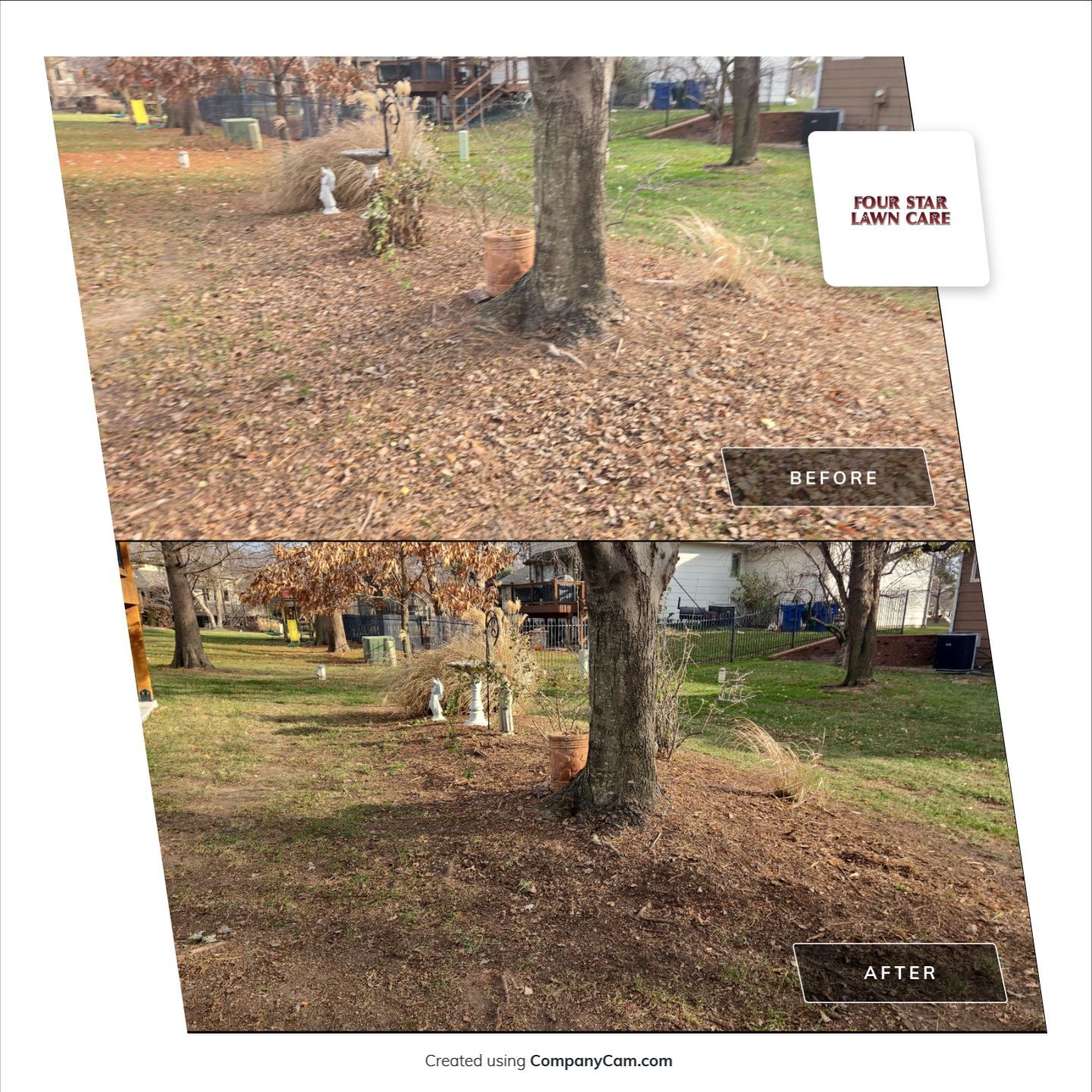 Project in Wichita by Four Star Lawn Care