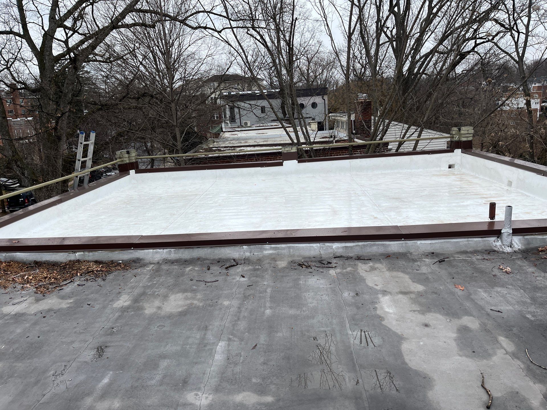 Arlington Flat TPO Roof Installation by RM Banning, Inc.