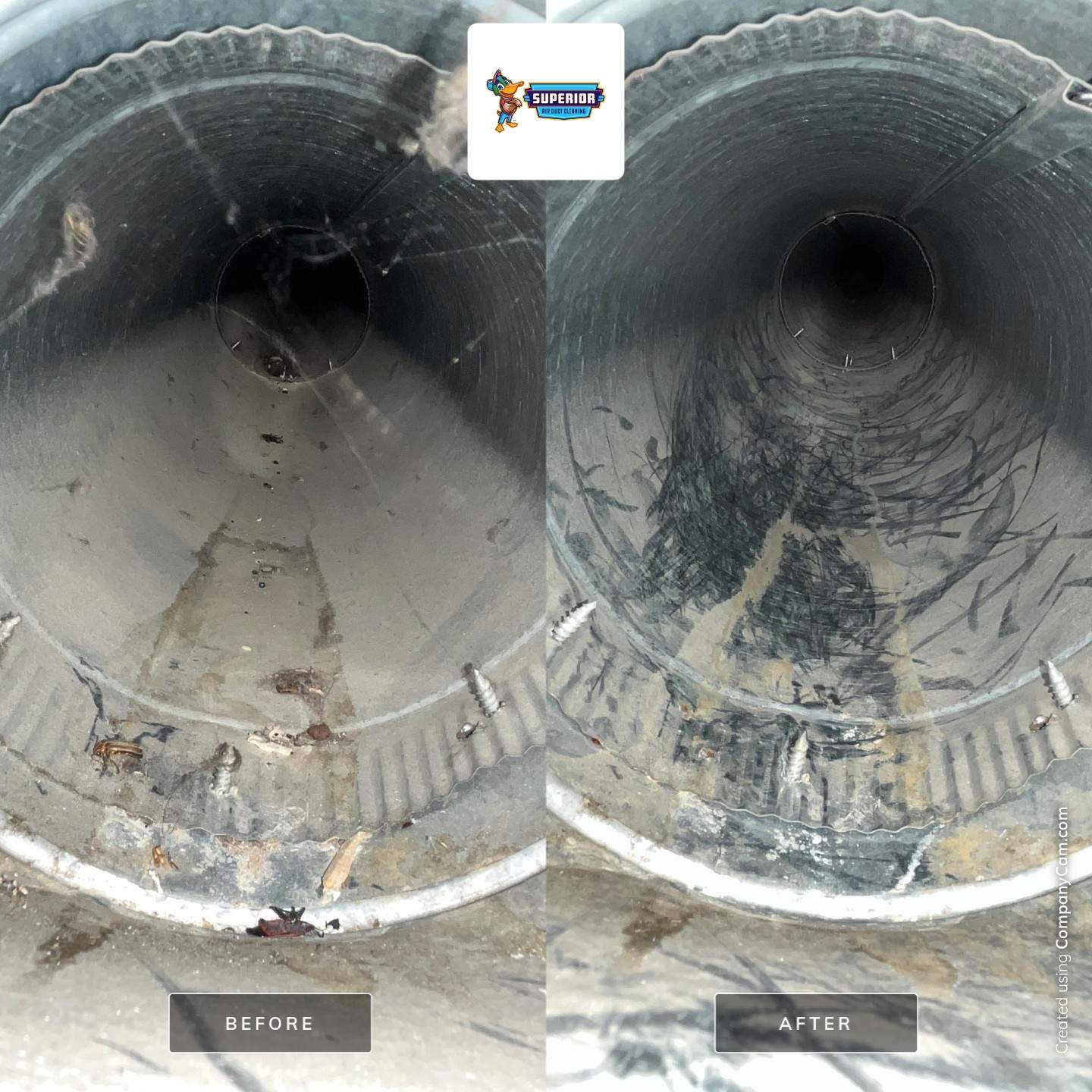 Air Duct Cleaning With a Vacuum Truck in Ellwood City, PA by Superior Air Duct Cleaning