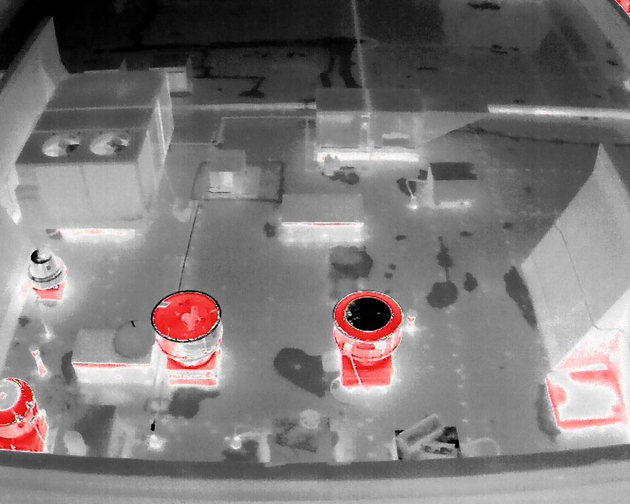 Commercial Roofing Inspection using Thermal Imaging Drone  by Stendahl Services
