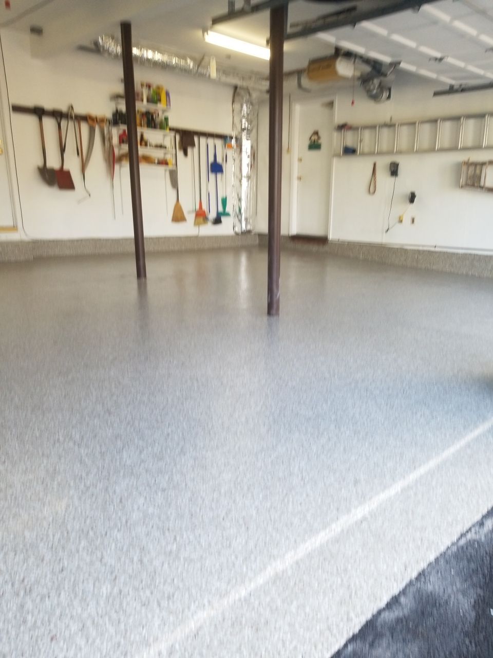 Garage Floor Coating using Penntek in Pebble Beach by Spectrum Painting, LLC