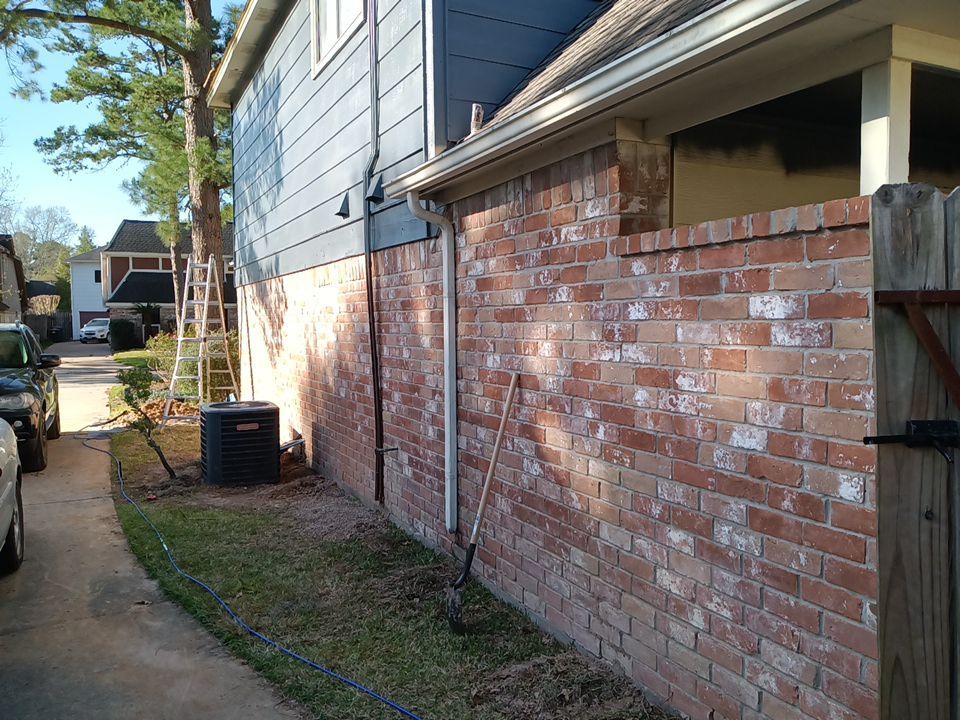 Interior and exterior painting project by Roof Concepts Construction
