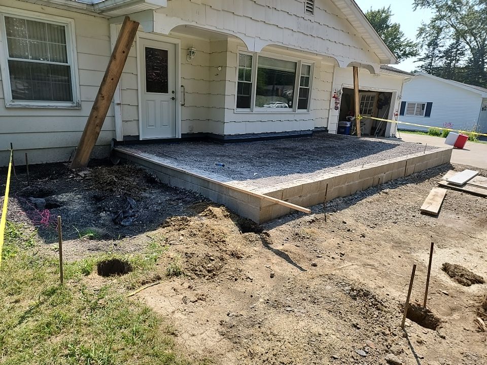 Porch and Concrete by Ivy Lea Construction