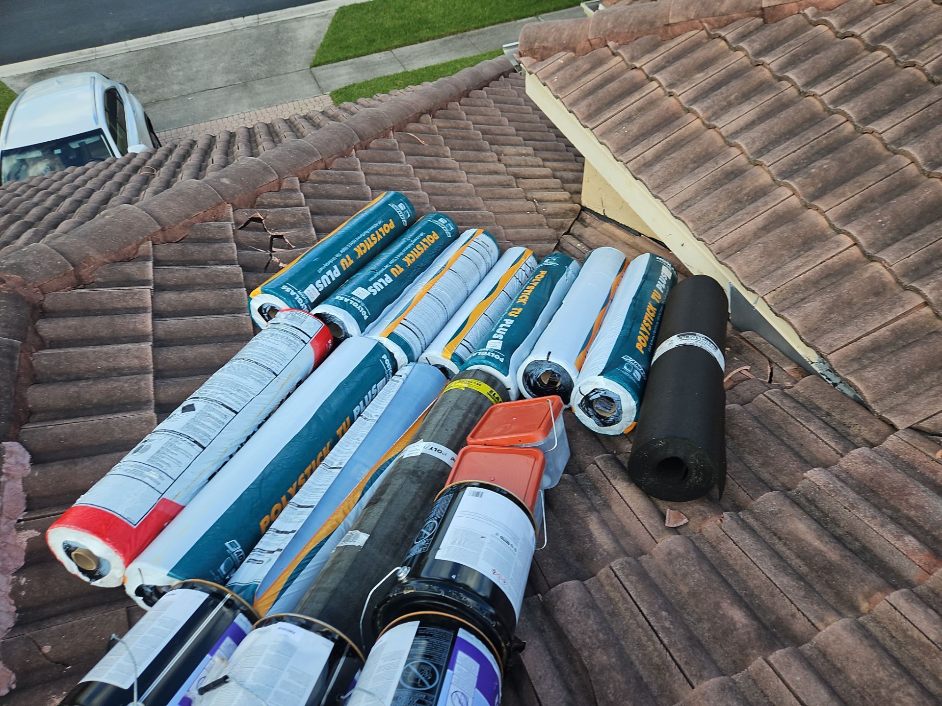 Residential Roofing Installation using Eagle Roofing Tile by BLUES BROTHERS ROOFING