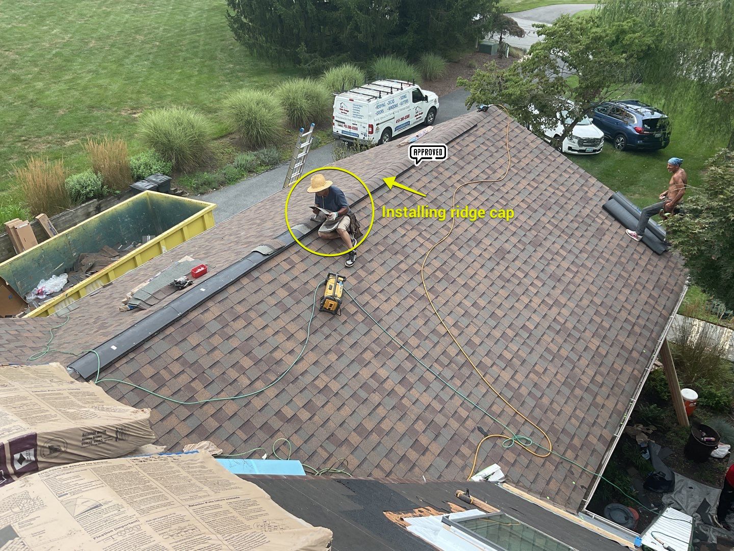 New Shingle Roof, New Skylights, New Windows, Repair T-1 11 panels by Alpha Design Services