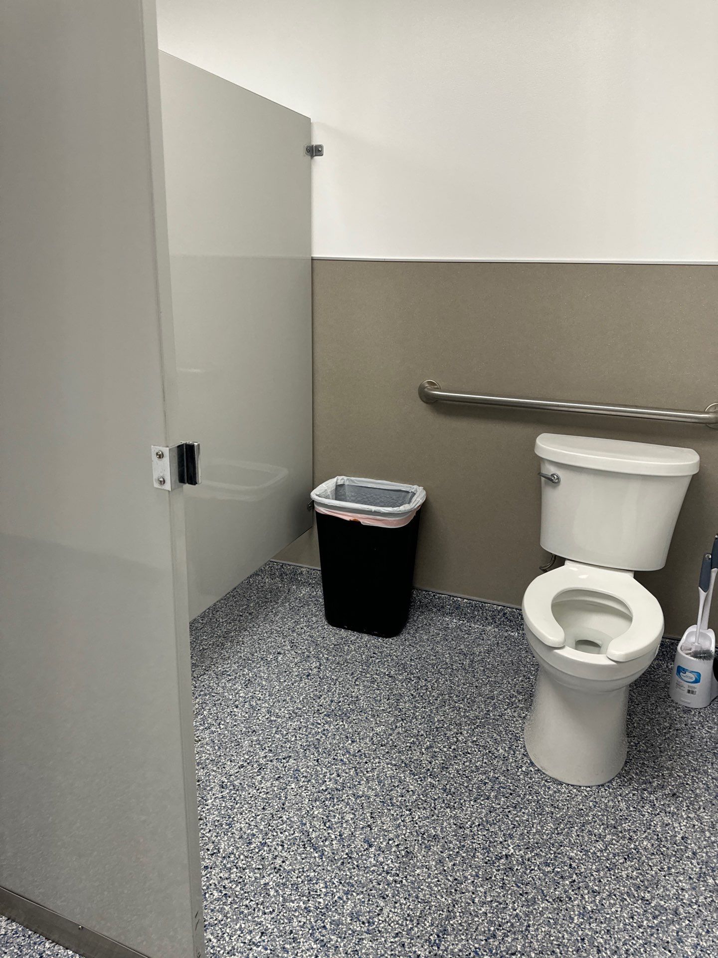 Epoxy Floor in Shop Bathroom by Gordon Painting