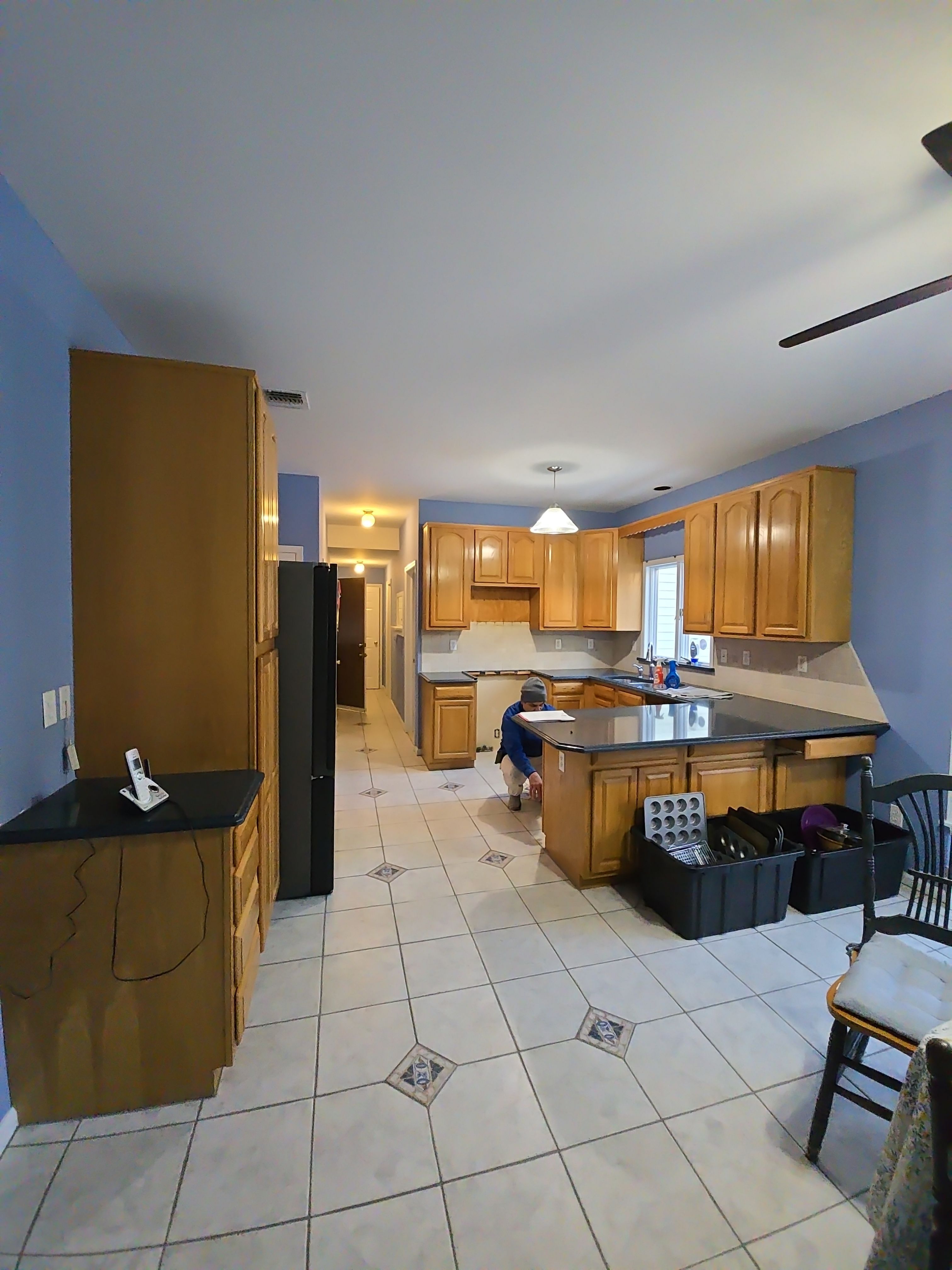 Cabinet Refinishing using Benjamin Moore Command by Spectrum Painting, LLC