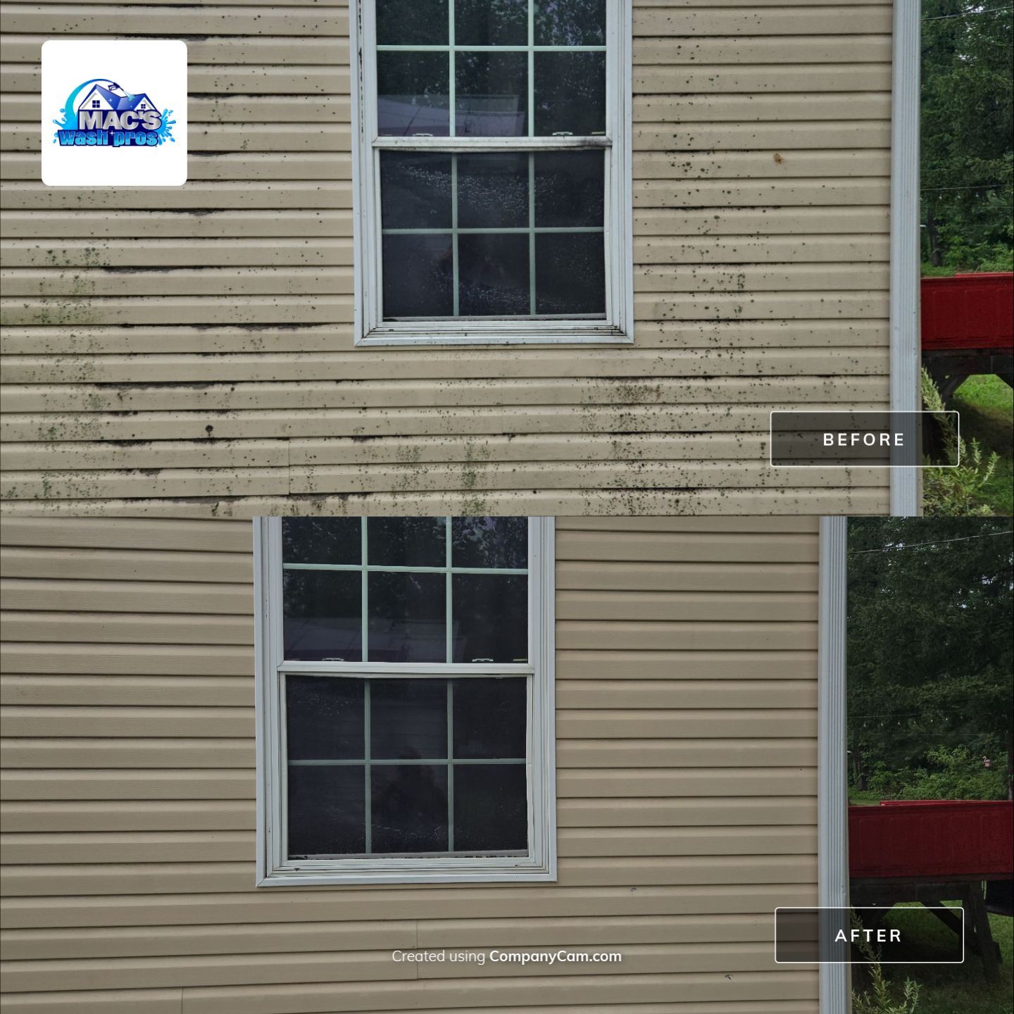 Project in Monticello by Mac's Wash Pros