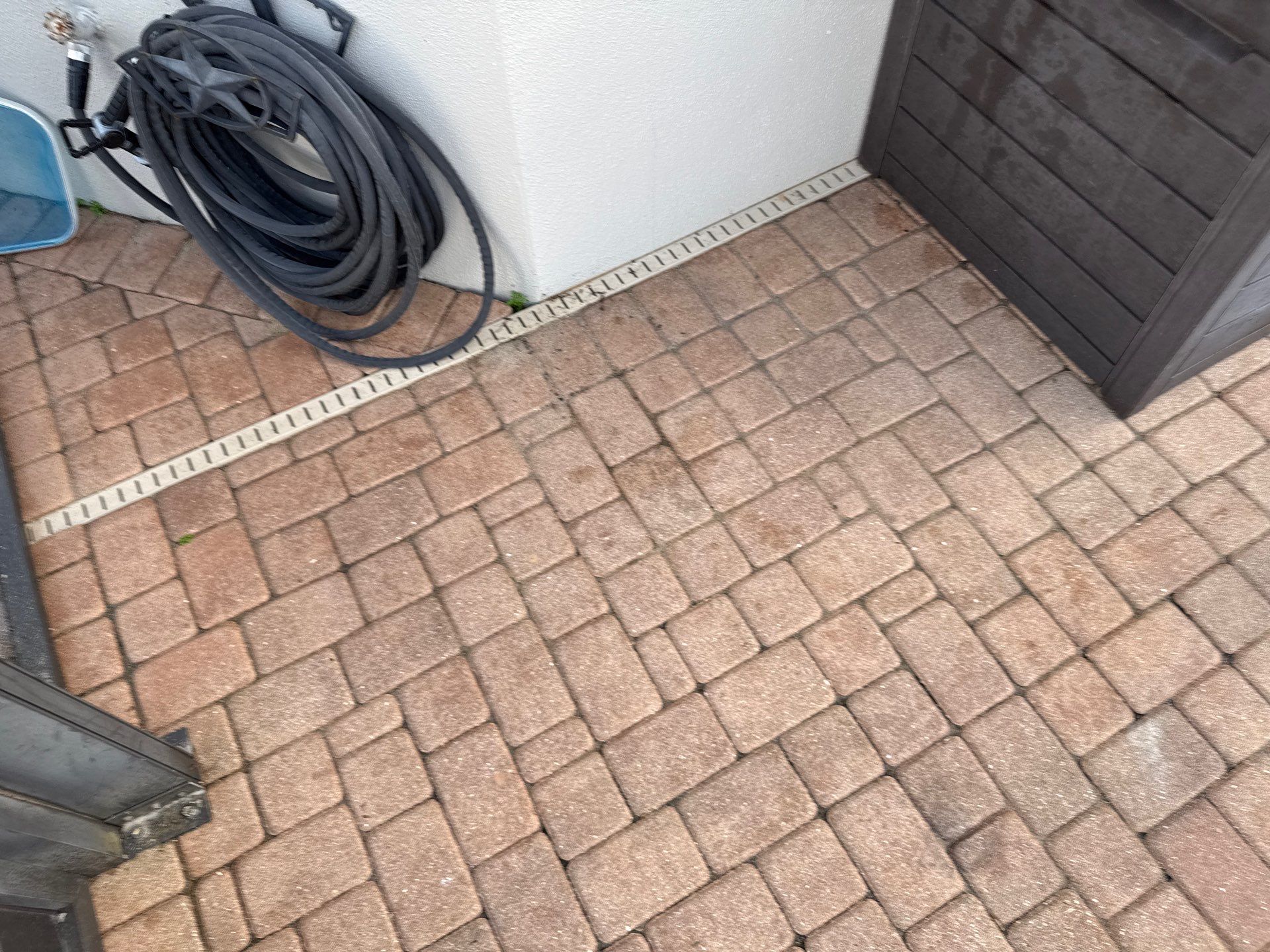 Tile Roof, Paver Pool Deck & Flowerbed Curbing Cleaning | Winding River Bradenton, FL Transformation by Sunshine AquaWash