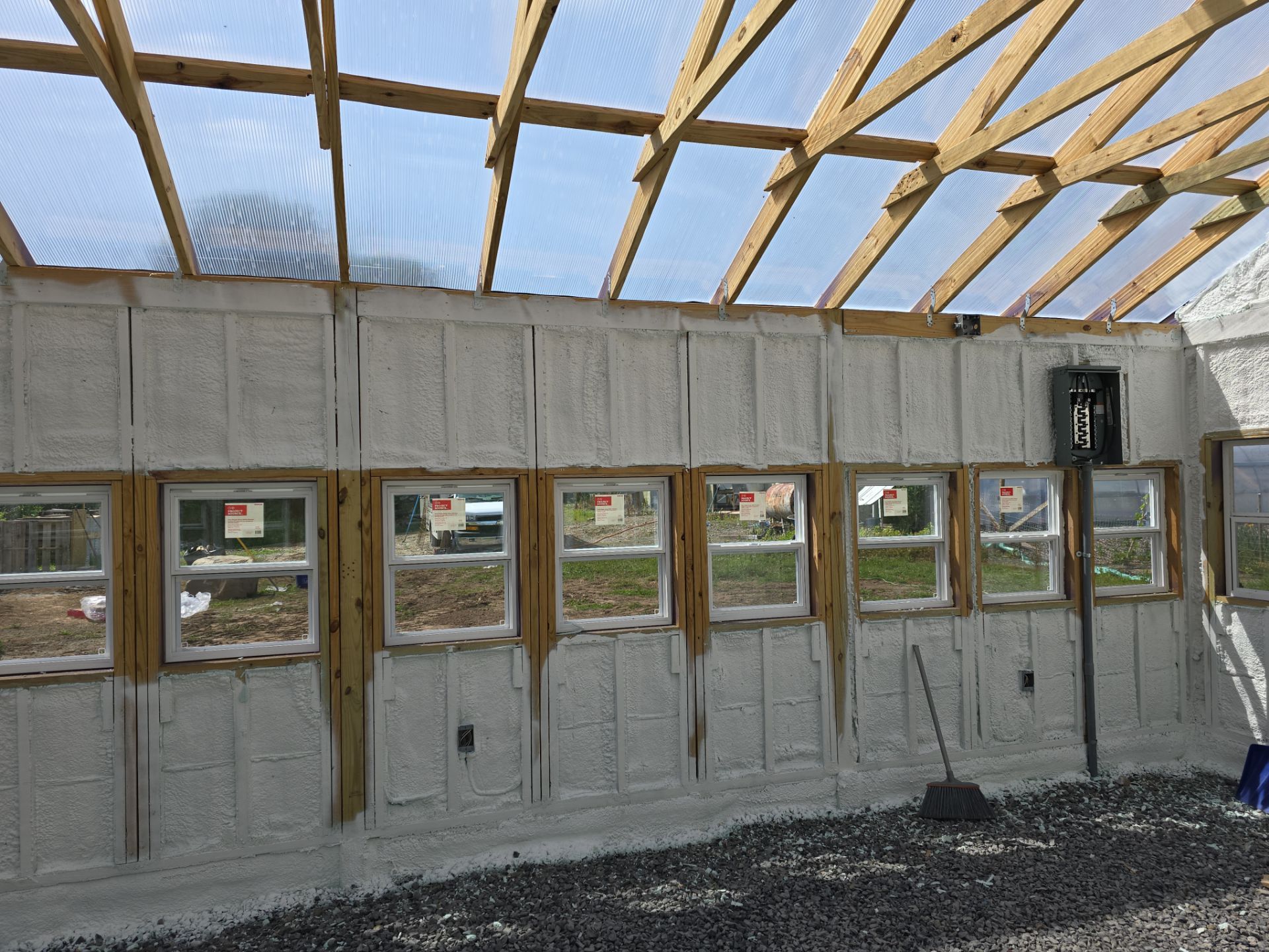 New Construction using Closed Cell Spray Foam by NYS Foam & Energy