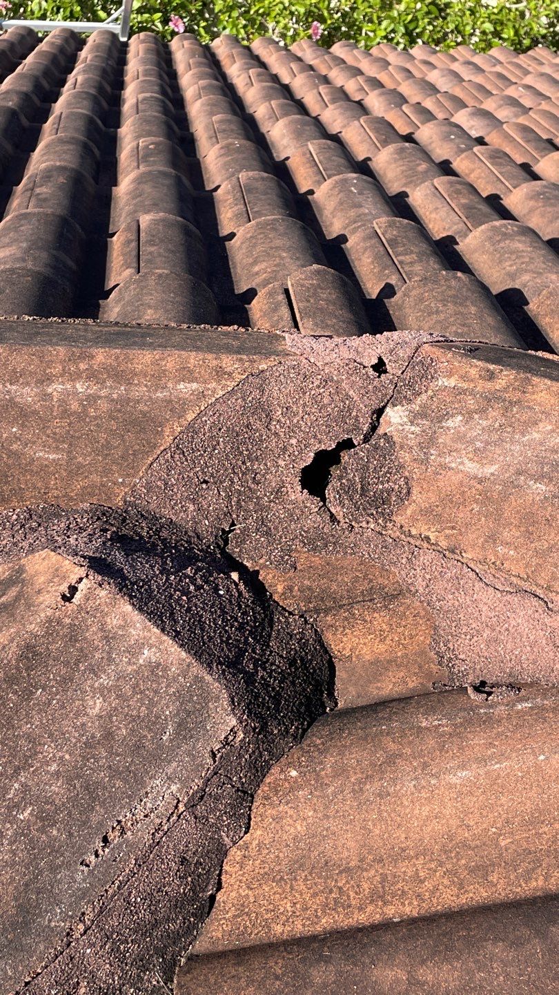 Residential Roofing Repair using Concrete Tile by Four Peaks Roofing