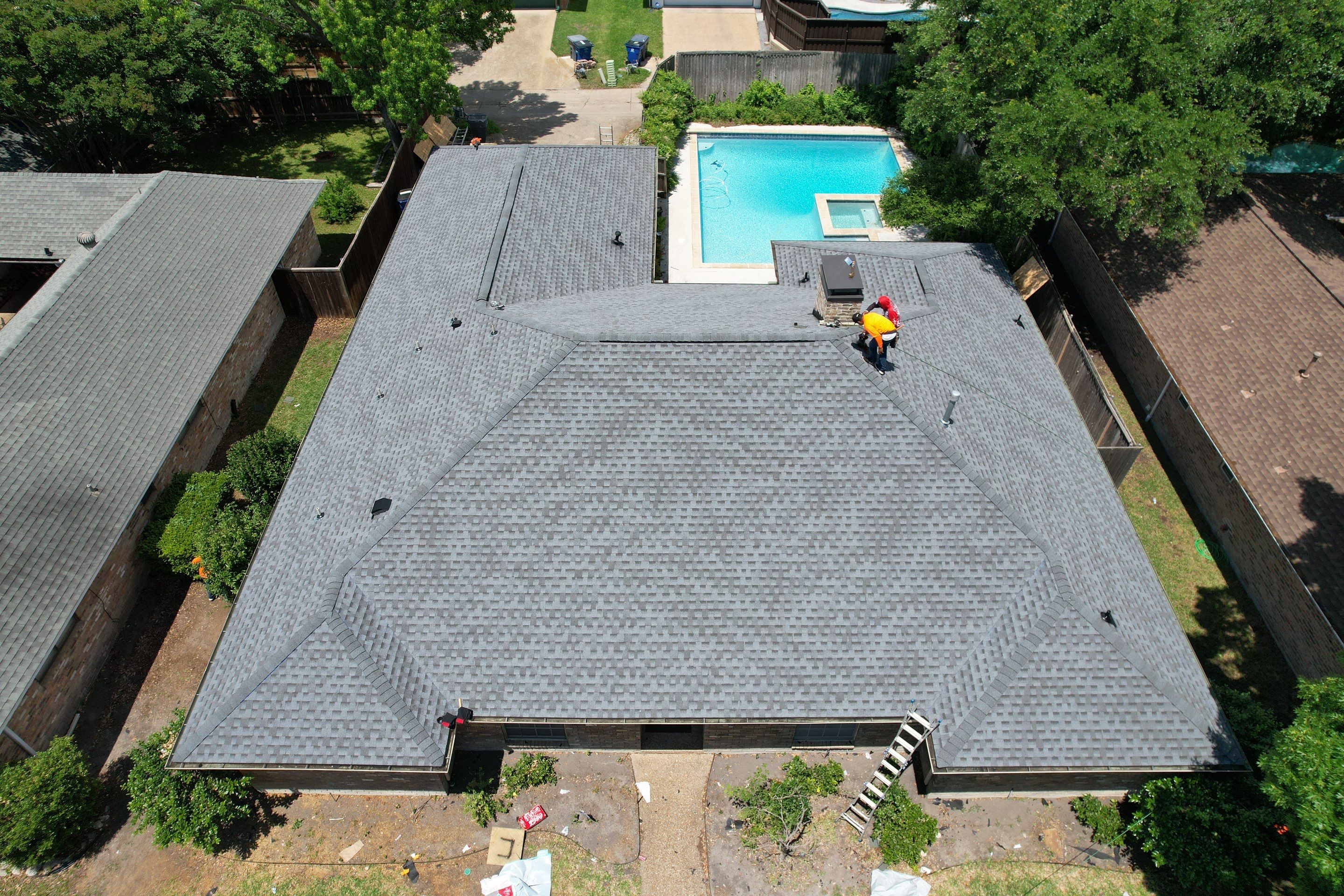 Project in Dallas by Zeus Exteriors