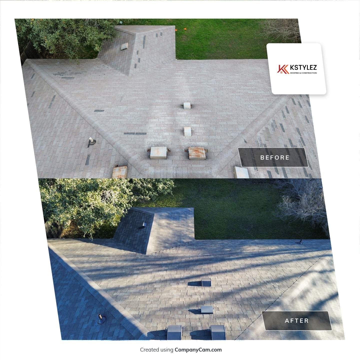 Roof Replacement in Round Rock, TX | Owens Corning Oakridge Shingles by Kstylez Roofing & Construction