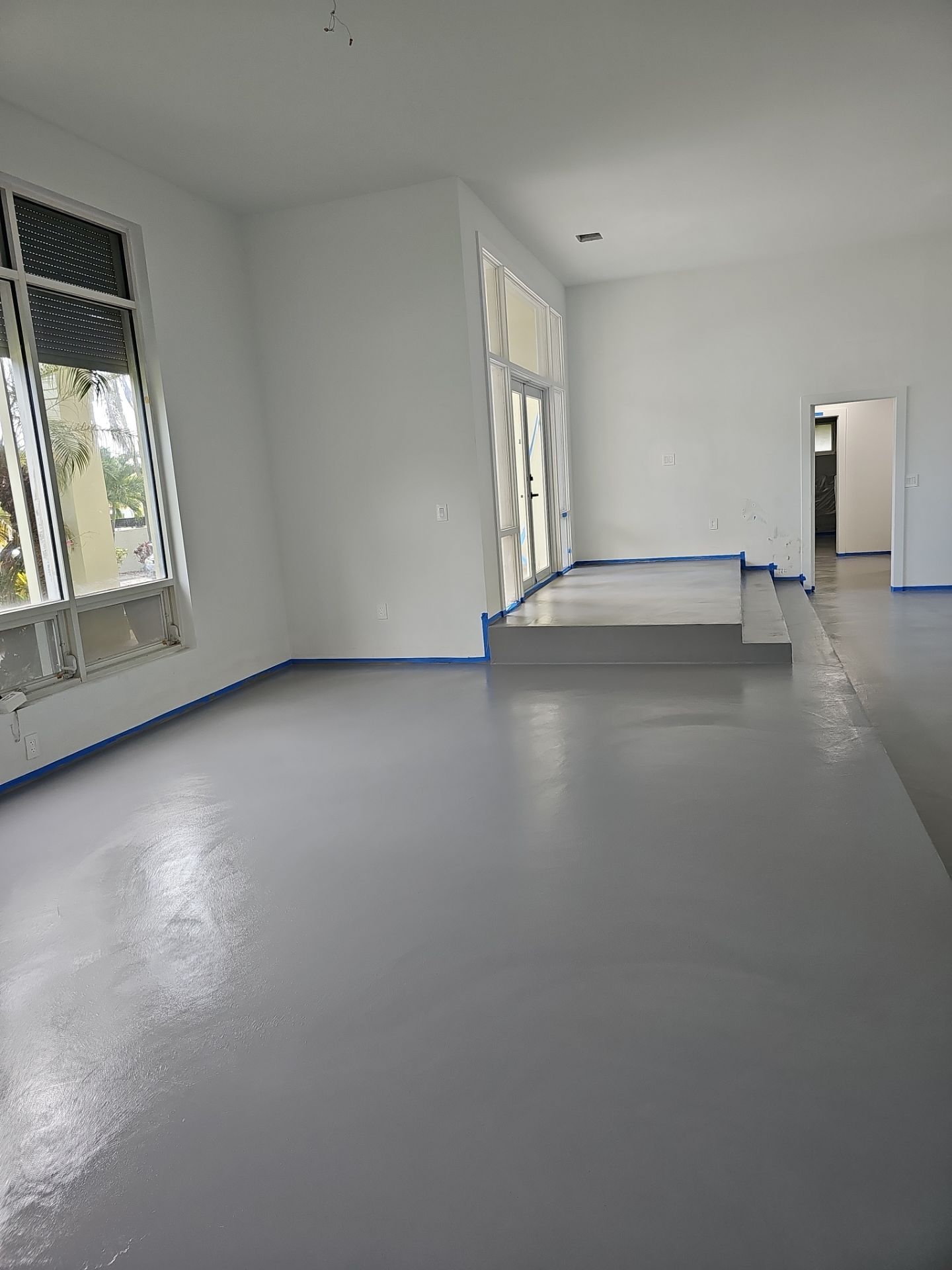 Home Floor Resurfacing w/Microtopping by Seamless Surfaces