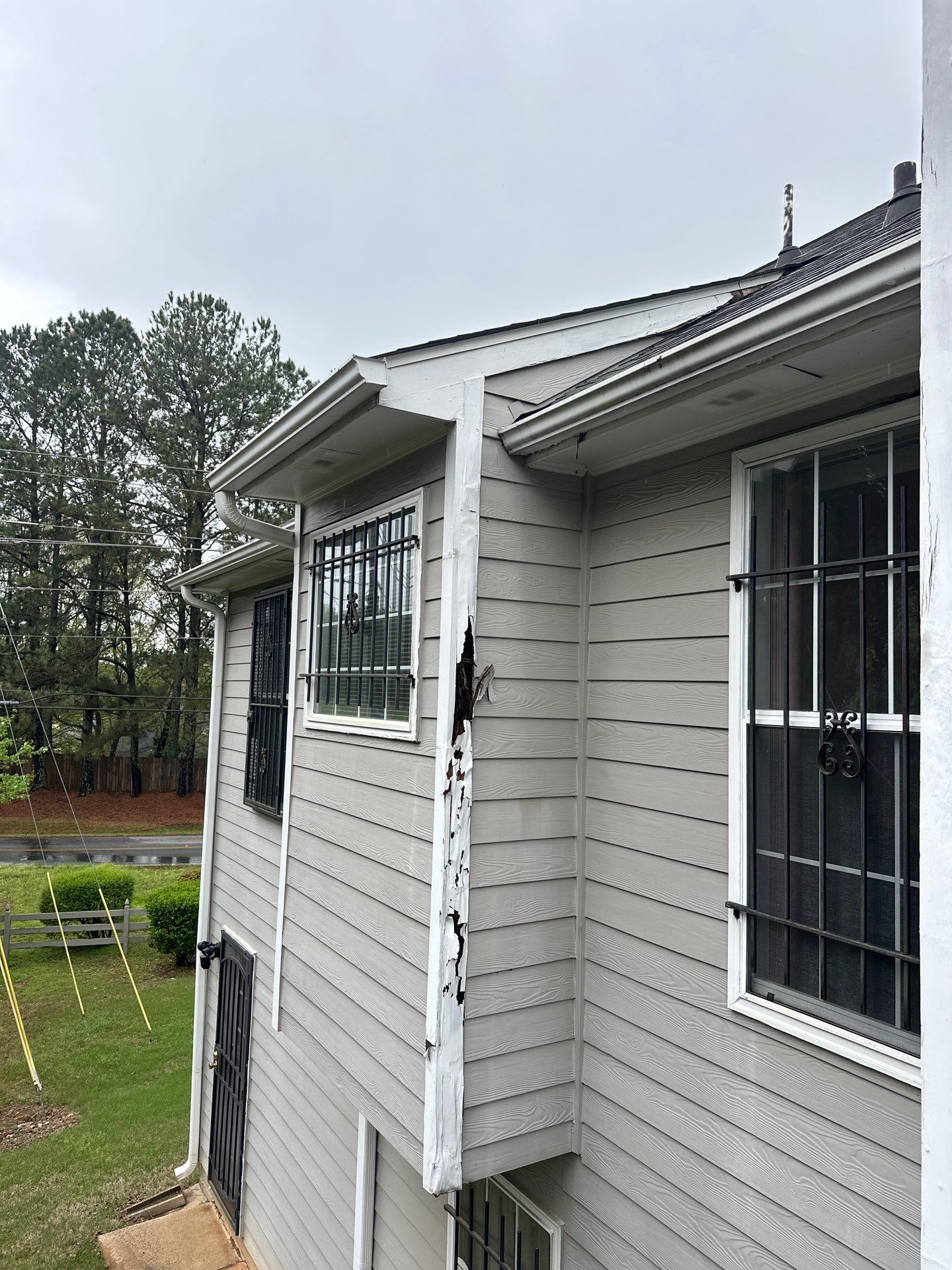 Rotten Wood Replacement with James Hardie Products by Nelson Exteriors