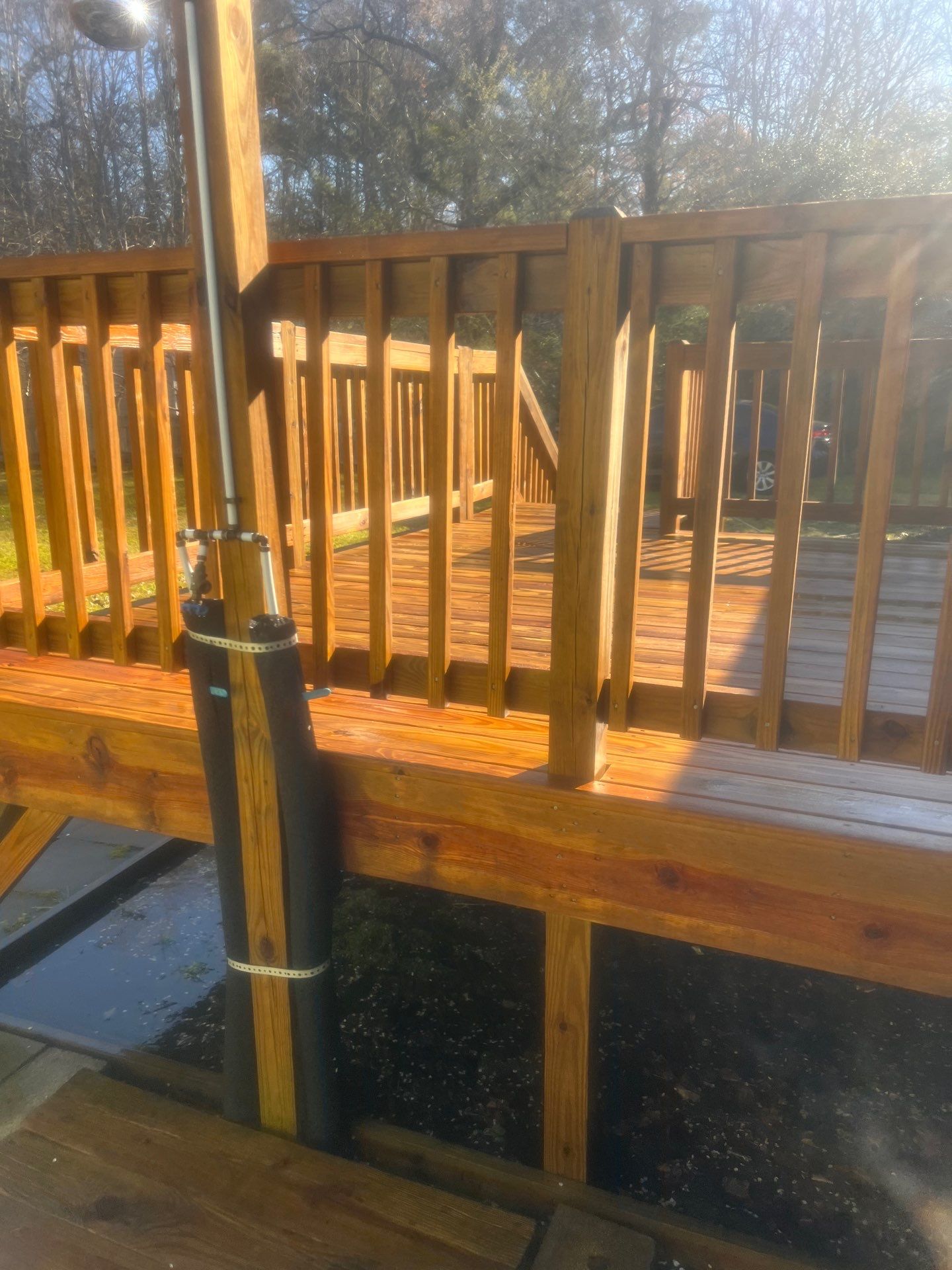 Weathered Deck using Wood Sealant by DuraSeal