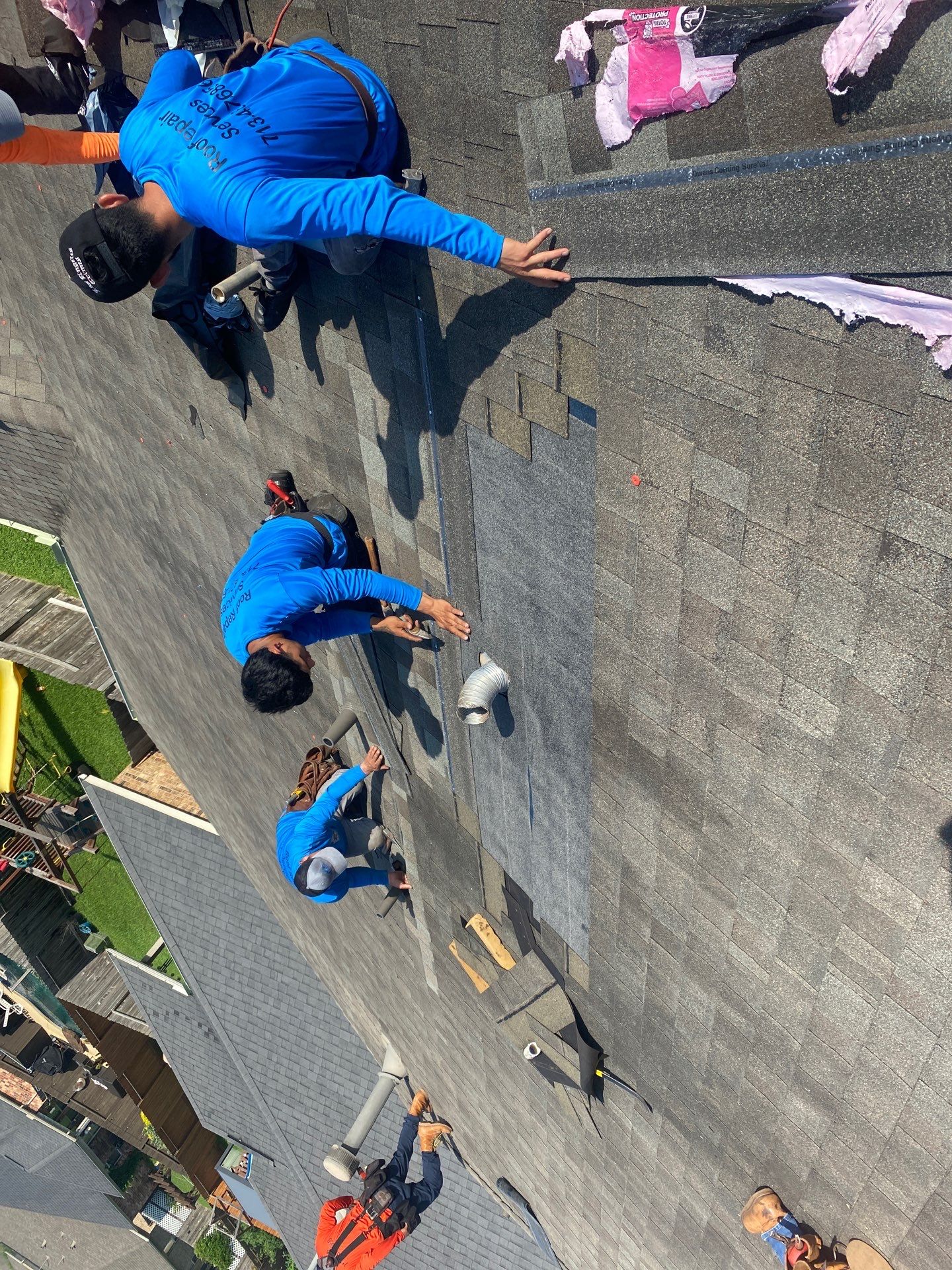 Hail Damage using Owen's Corning Duration (Lifetime) Shingles by Roof Repair Company
