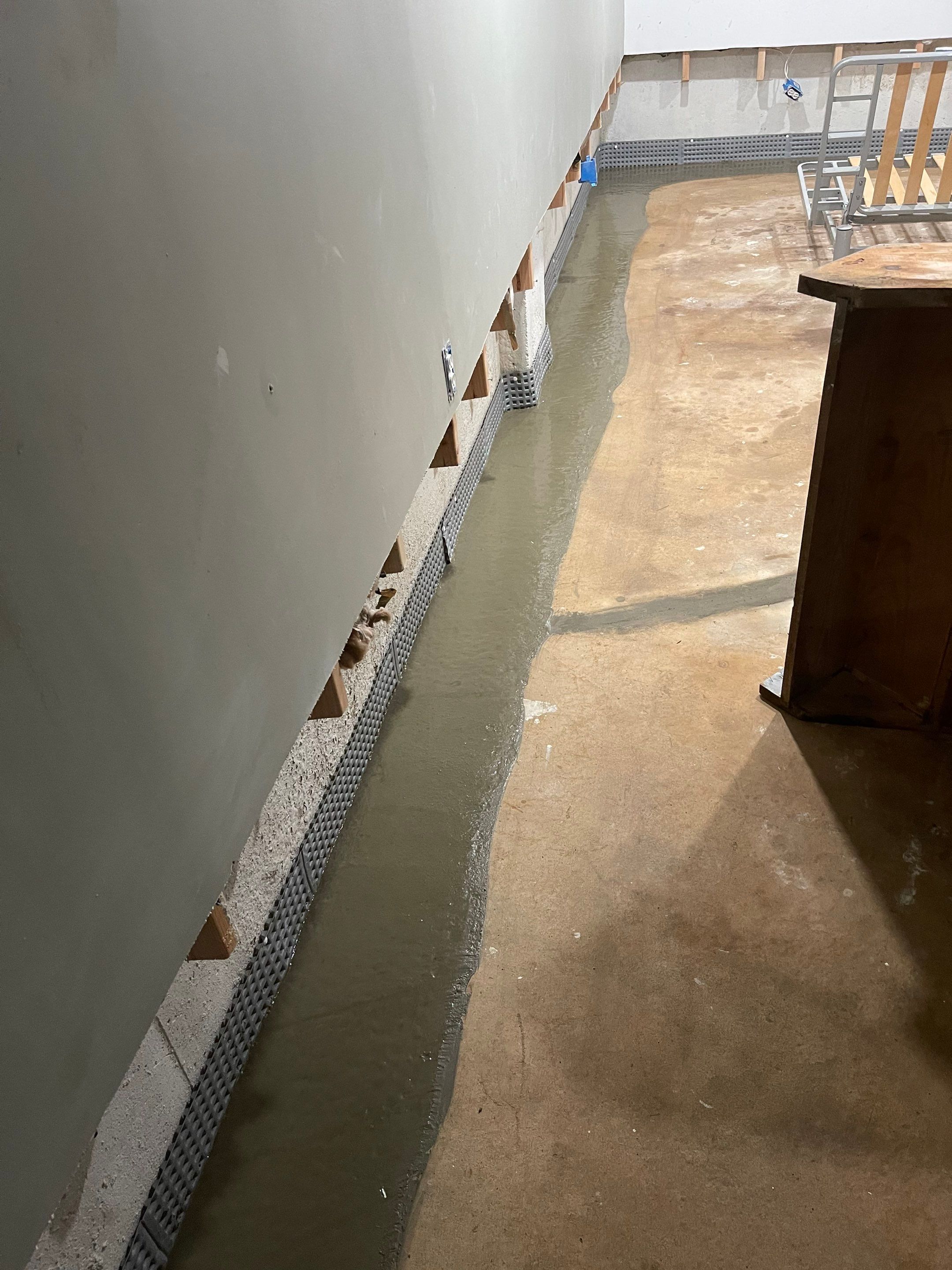 Interior French Drain in Somerset, NJ by Pure Service Pro, LLC 