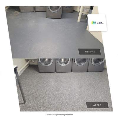 Laundry Room Floor Coating using Penntek