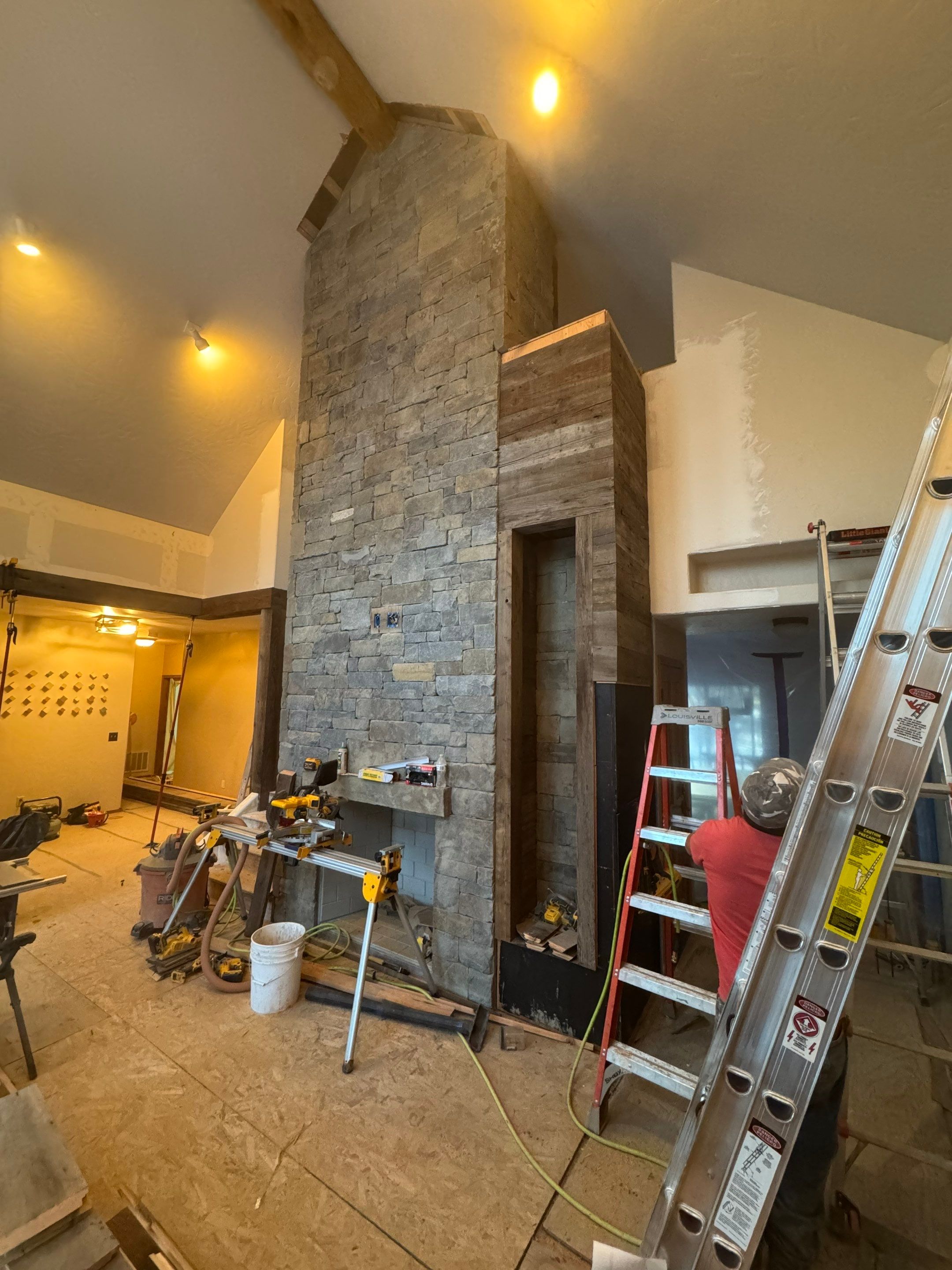 Renovation Project in Big Sky by Blue Room Construction LLC