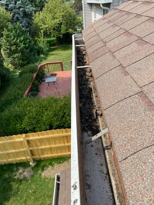 Turtle Shell gutter protection installation in Naperville, IL 60564, photograph 5