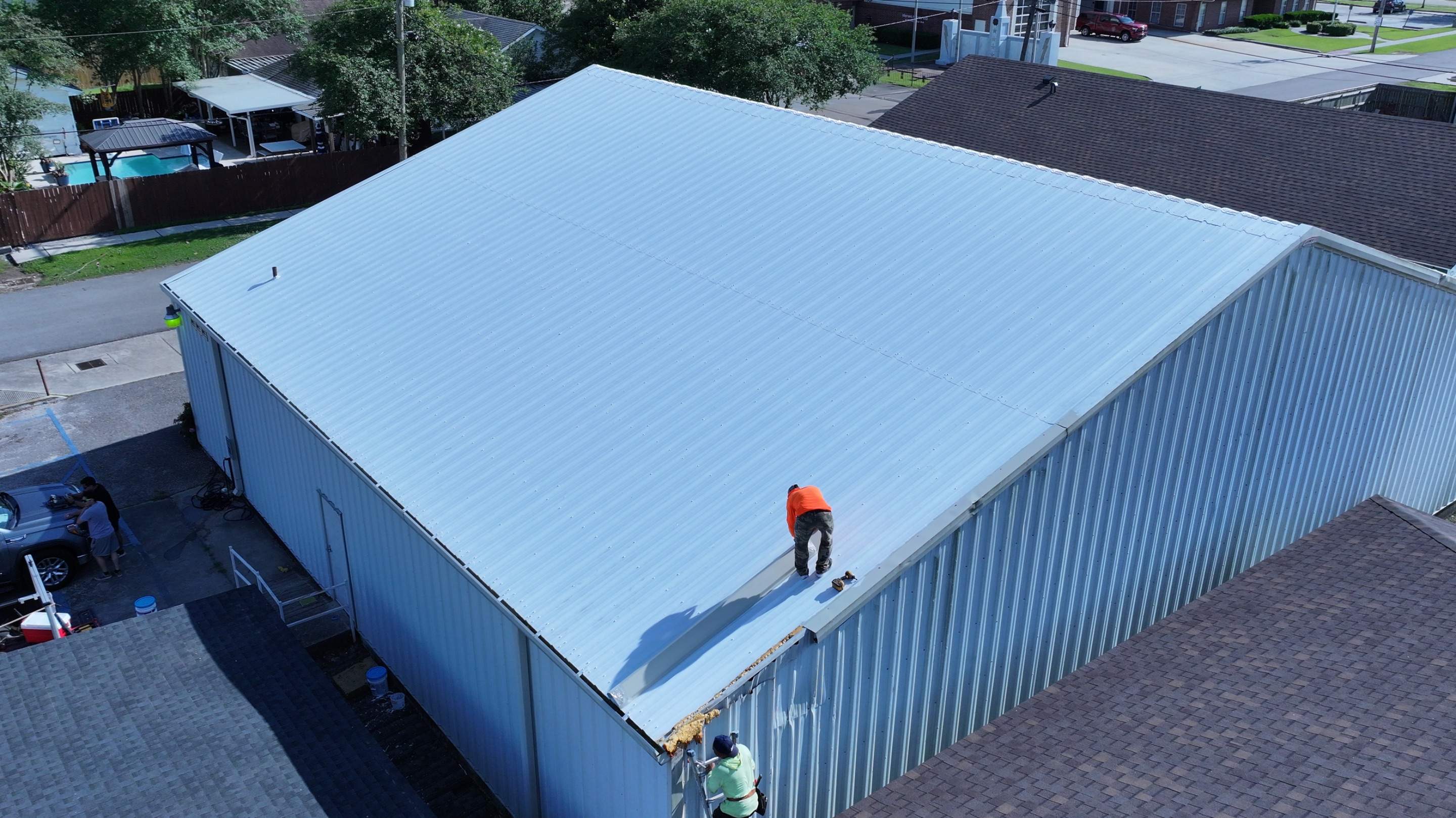 Metal Roof Coating in Harvey by HDS Contractors
