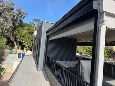 Custom Exterior Retractable Screen Installation in Point Loma