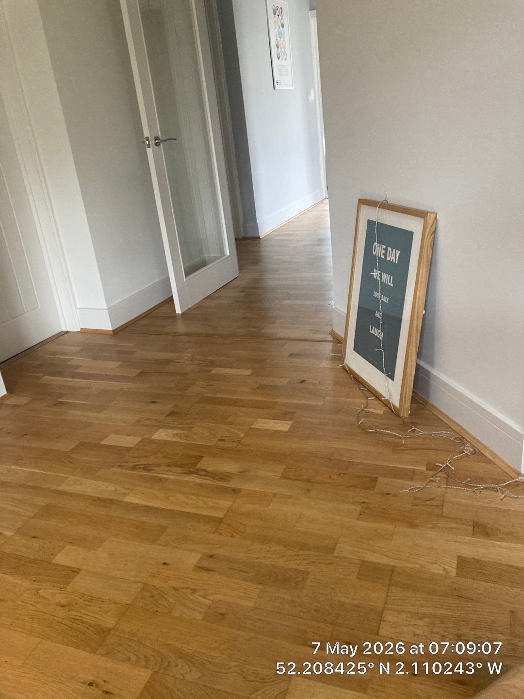 Interior Renovation and Hardwood Floor Installation in Crowle by CompanyCam Sales Demo