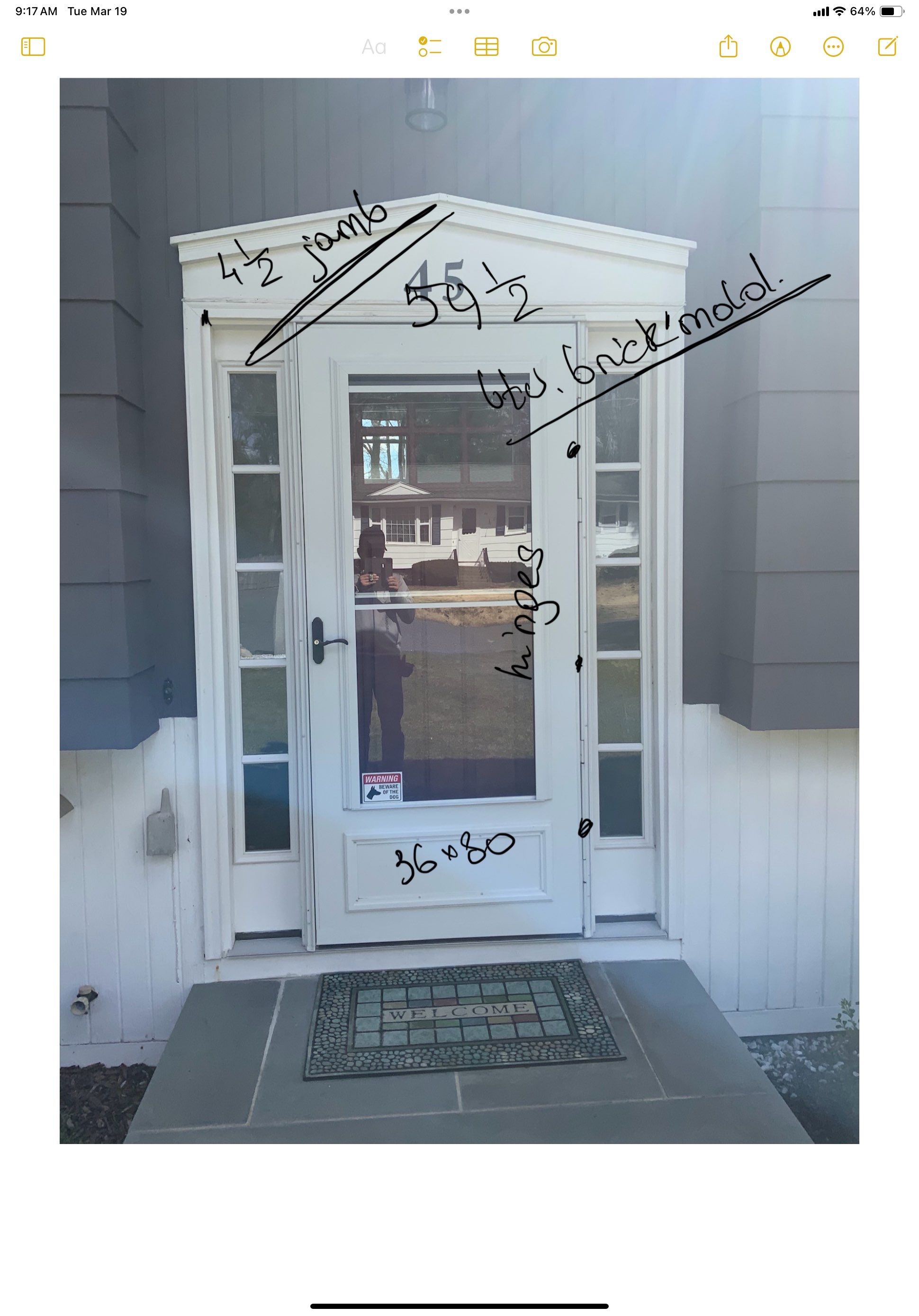 Siding and door replacement in Holliston, MA by UBrothers Construction