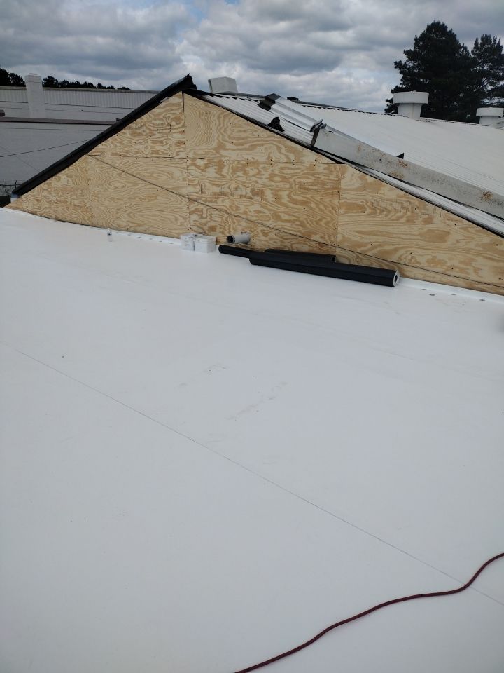 Office Building in Magnolia by Hostetler Roofing