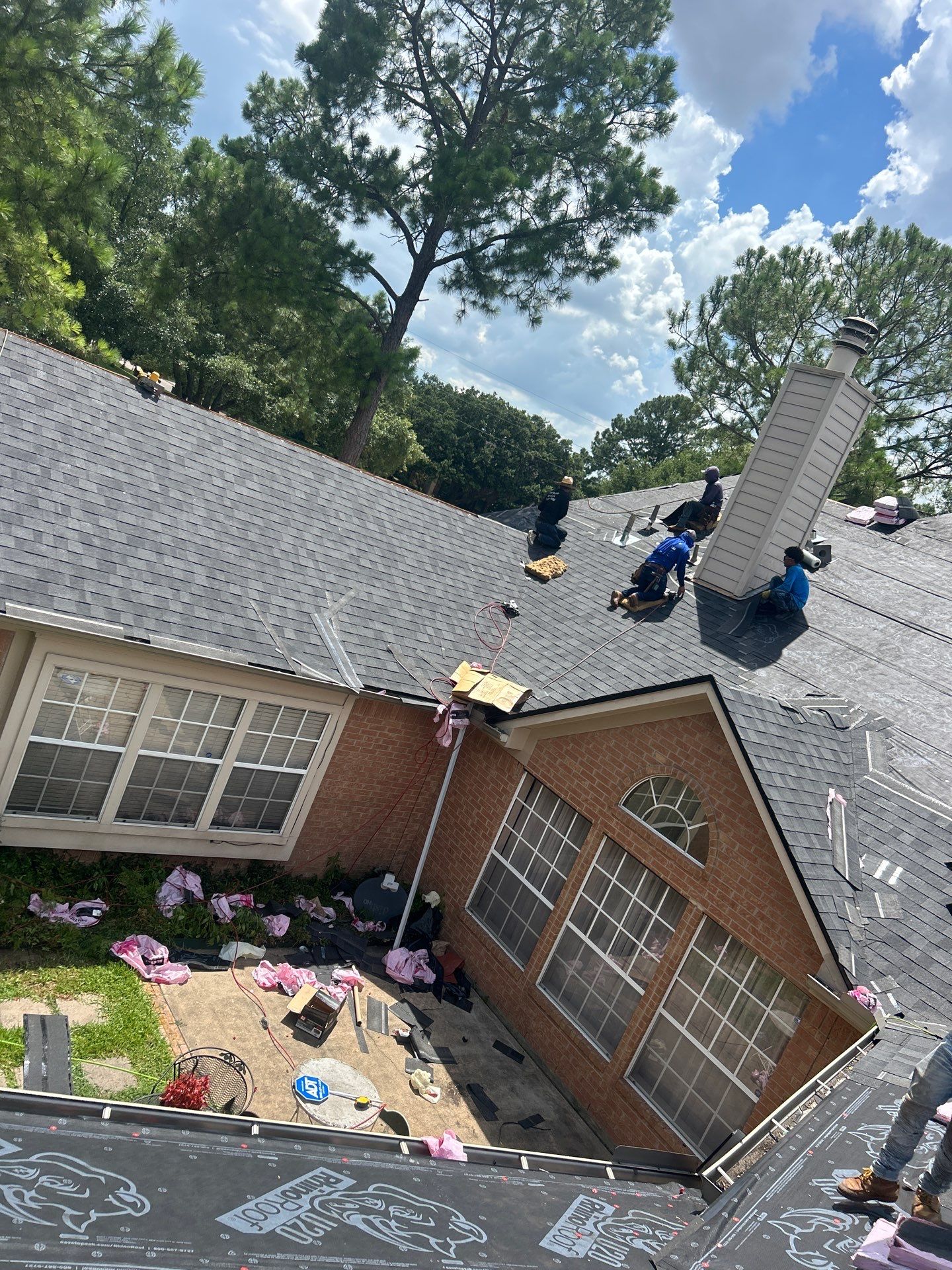 Residential Roofing Installation using Owen's Corning Duration (Lifetime) Shingles by Roof Repair Company