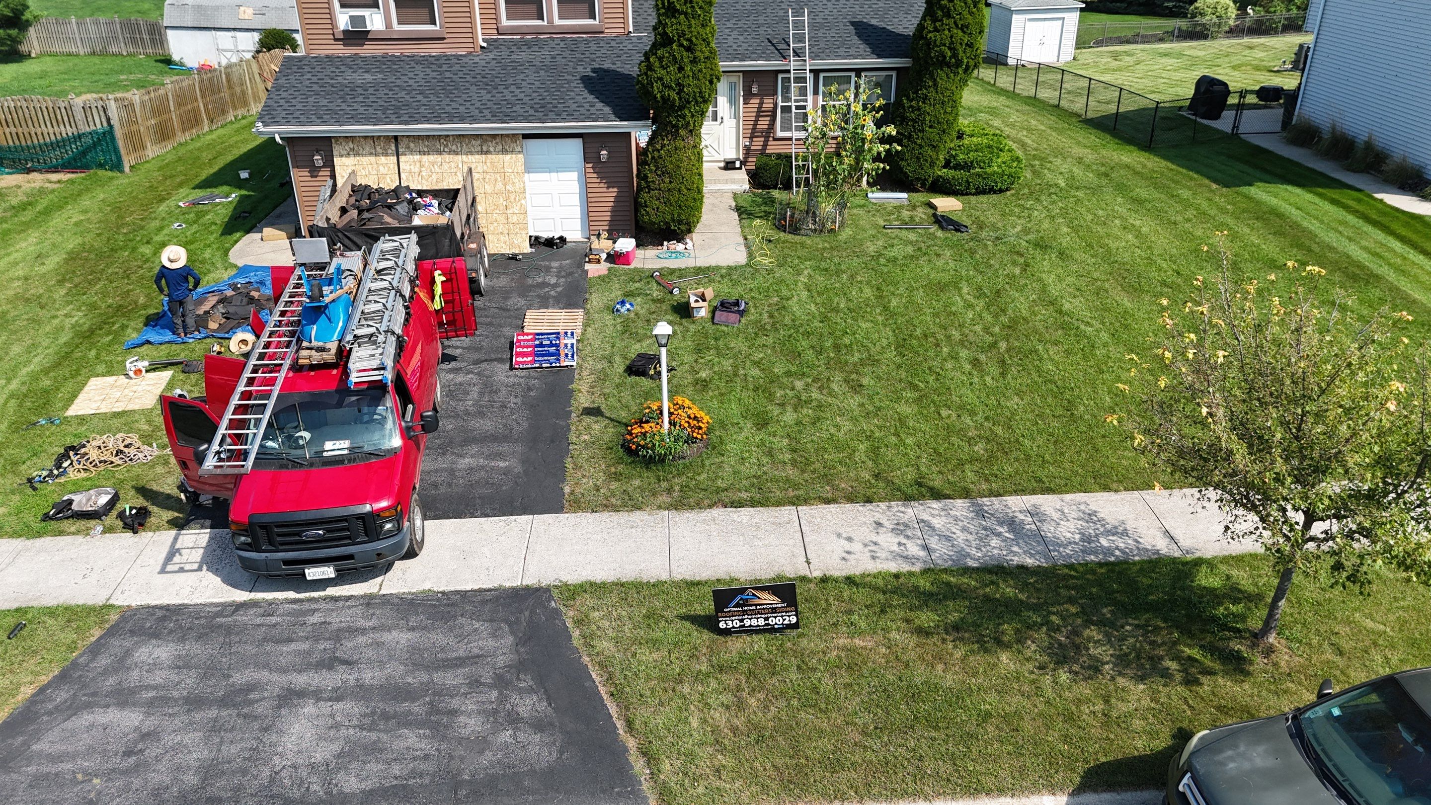 GAF Charcoal Shingle Roof Replacement in Frankfort, IL — photo 3