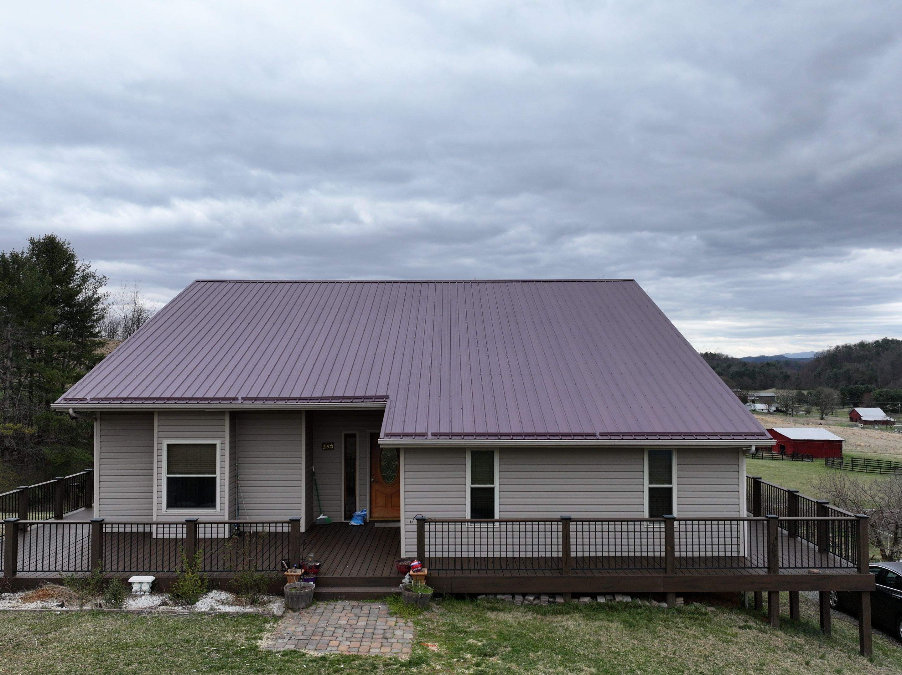 Burgundy Frost by Omnia Roofing