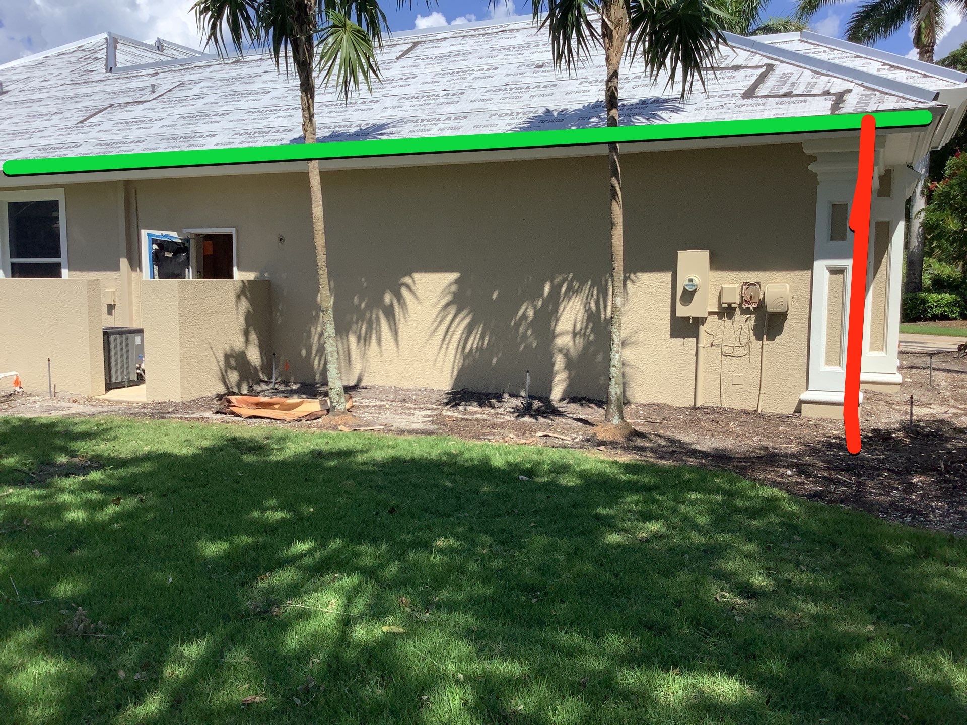 Splash Guard installation in Naples FL by Gutter Professors