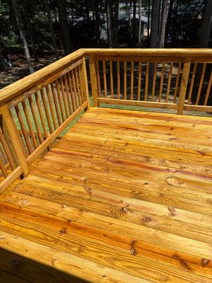 Wood Deck using Wood Sealant