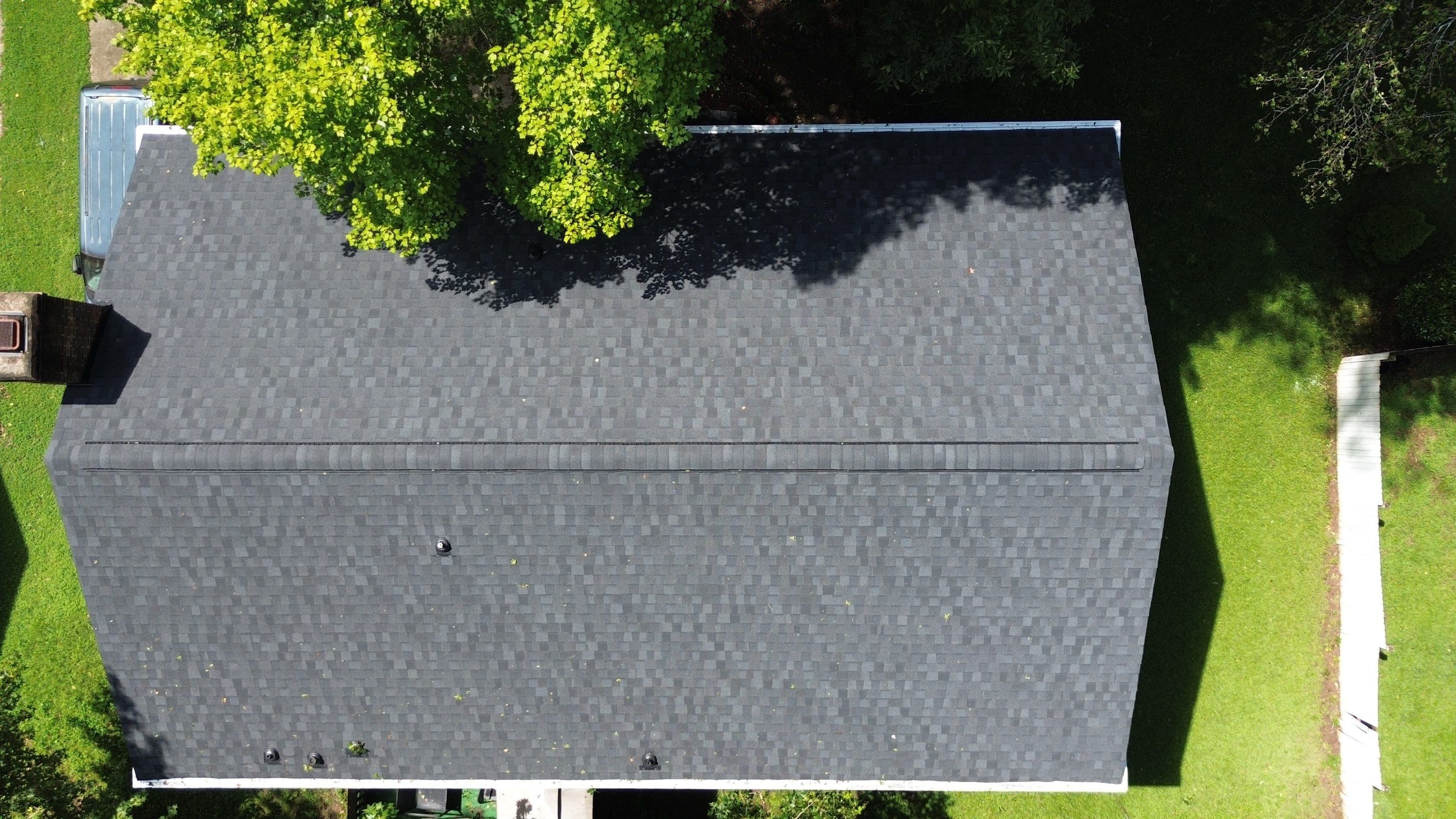 Roof replacement by wind damage by Just Brilliant Restoration JBR
