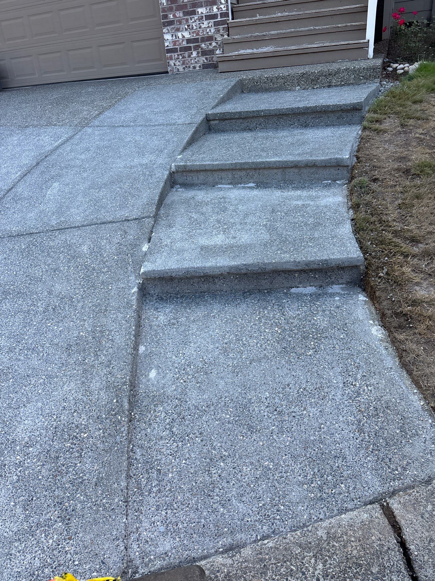 Concrete Driveway and Steps Renovation | Bothell  by Jireh Asphalt & Concrete Inc 