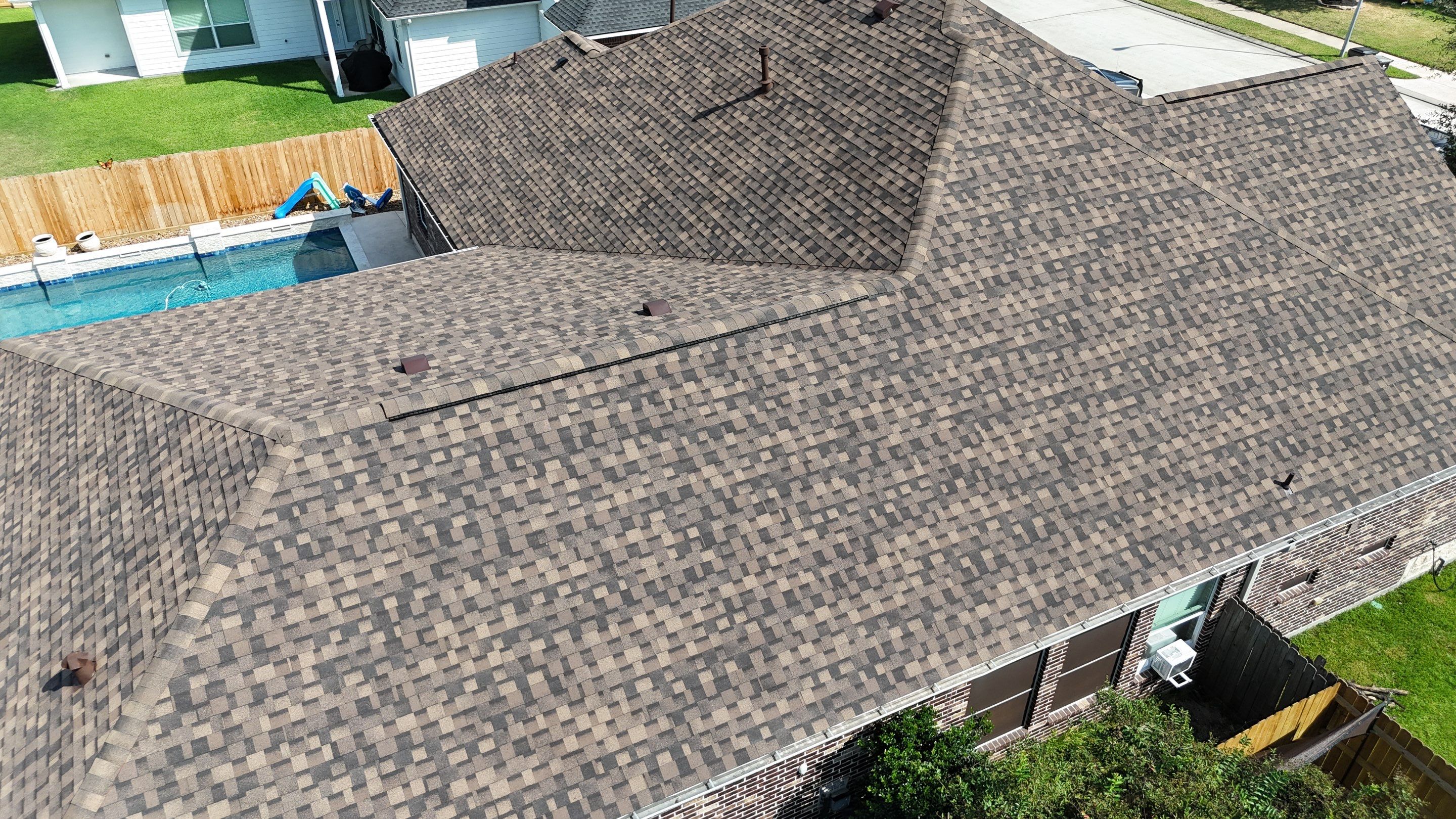 Residential Roofing Installation using IKO Dynasty by Core Four Roofing