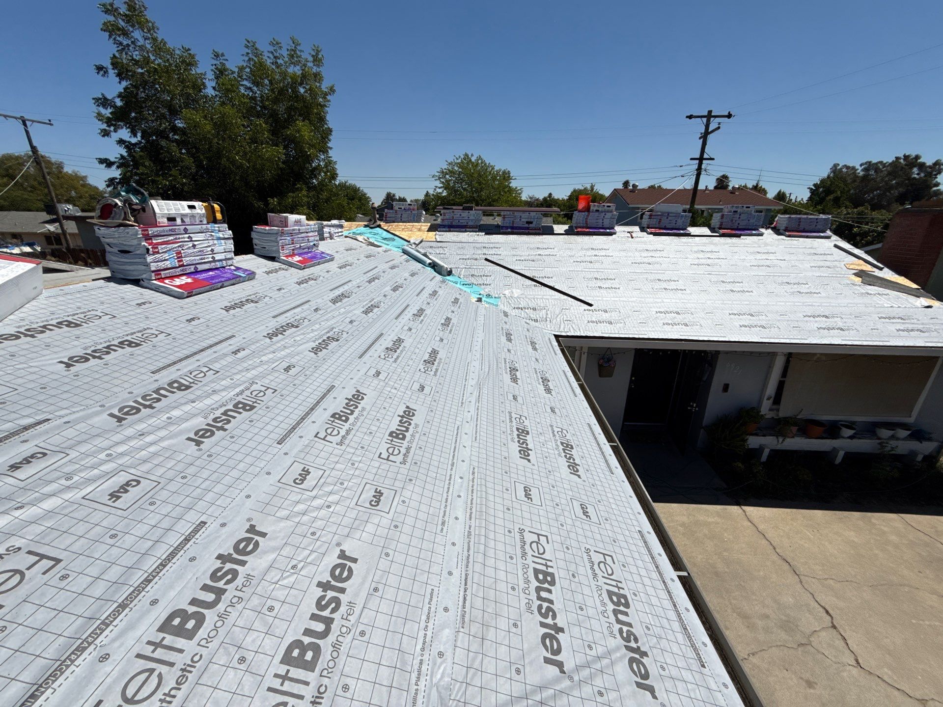 Residential Reroof using GAF by Nextop Roofing