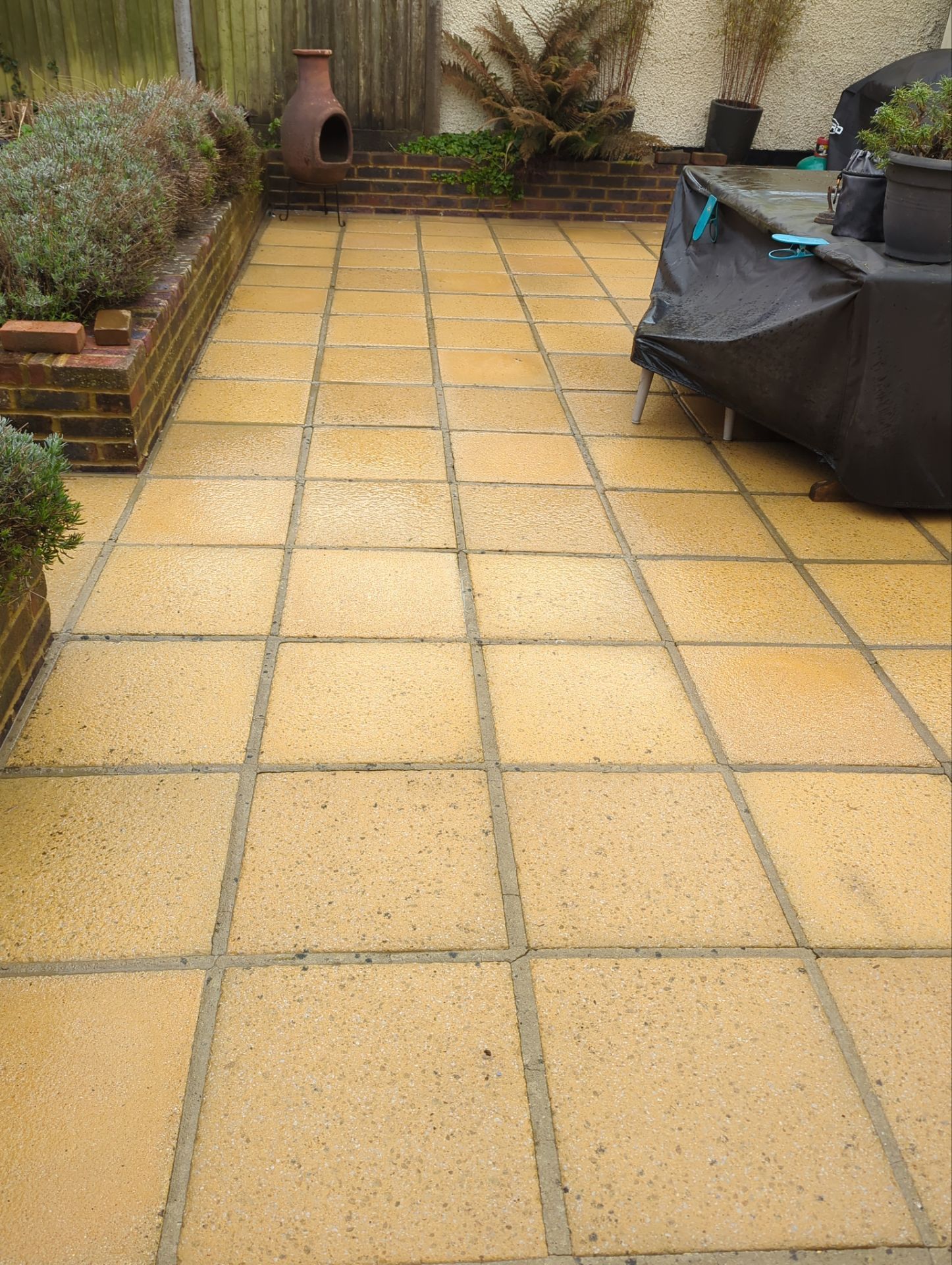 Driveway And Patio Clean using honda 21 ltr/min by Ges Exterior Cleaning ltd