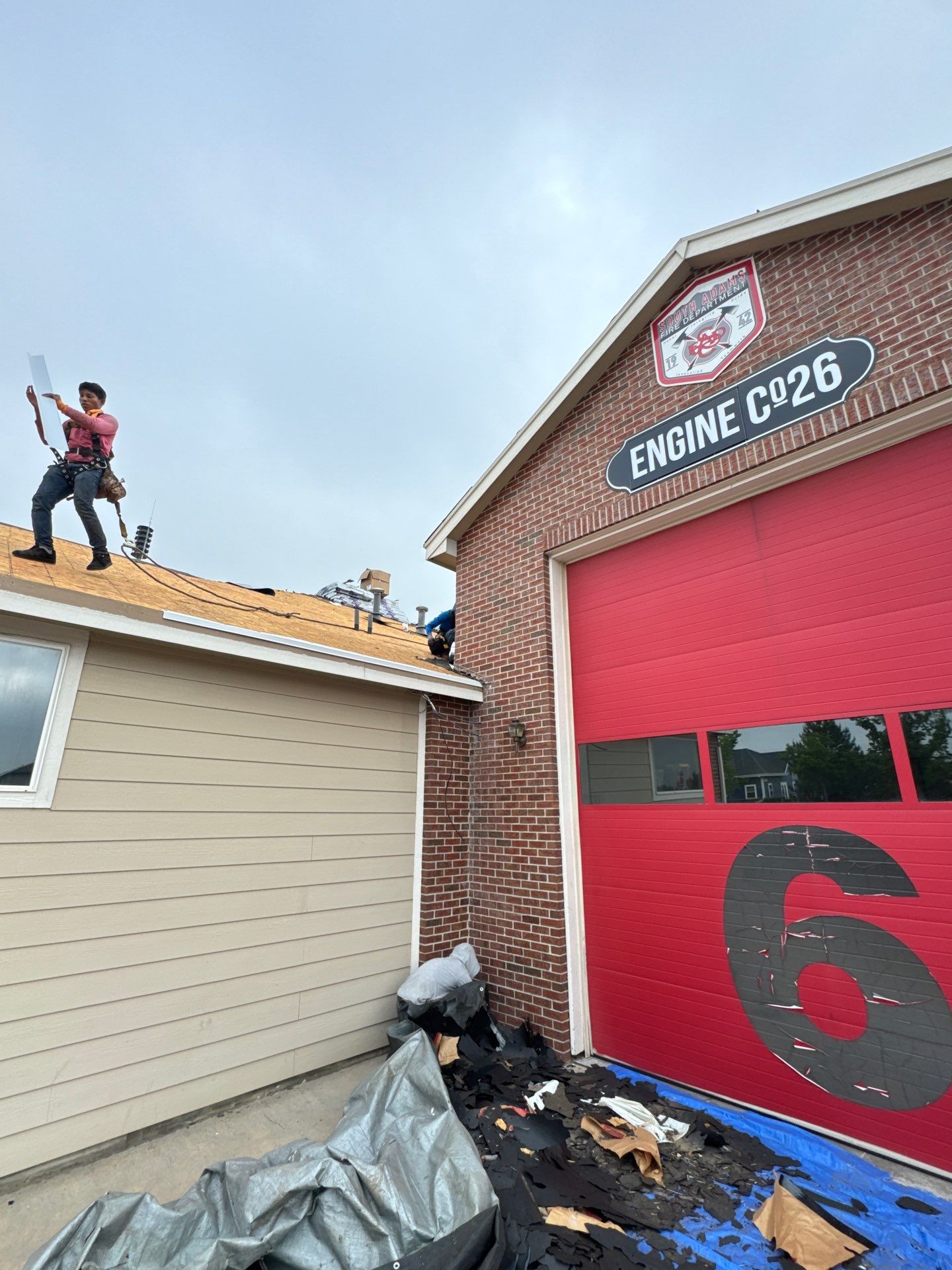 Fire Station Shingle Replacement by Blue Peaks Roofing LLC 