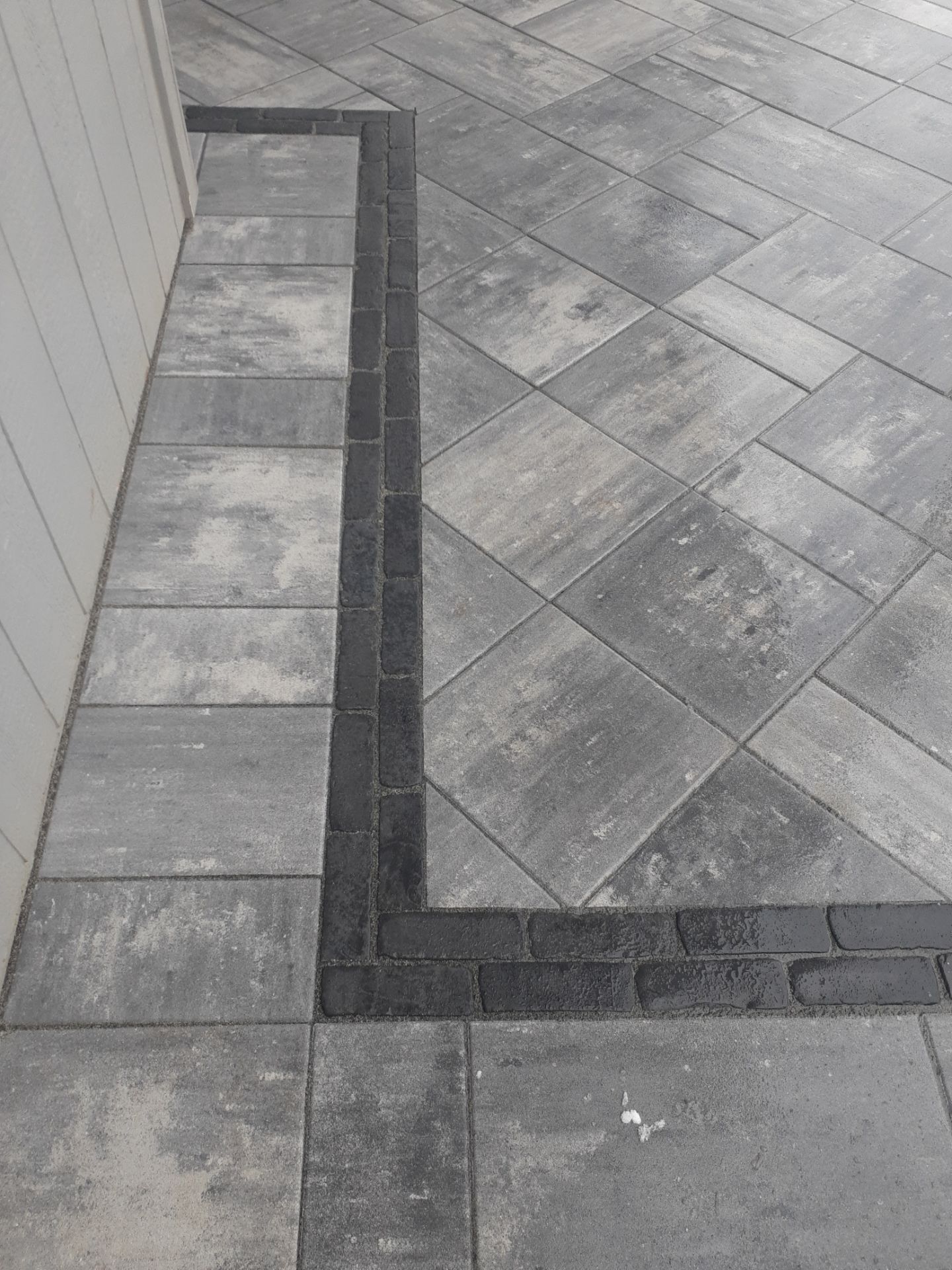Back Yard Paver Patio by LAND ESCAPES LLC